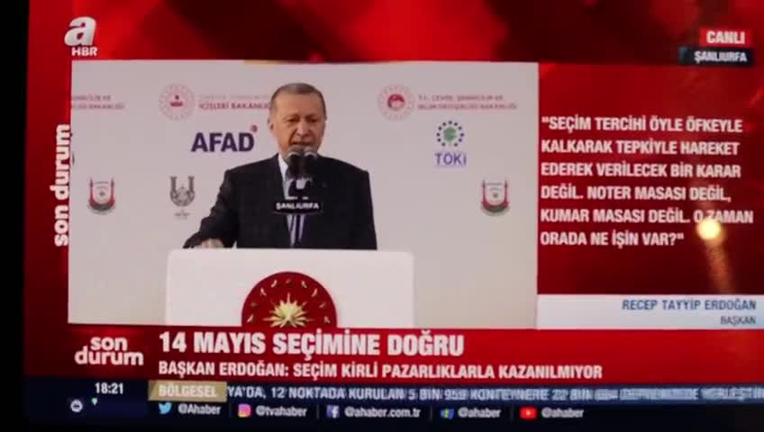 TANAL'DAN ERDOĞAN’A HARRAN ÜNİVERSİTESİ YANITI: “ÜNİVERSİTE 11 TEMMUZ 1992'DE KURULDU. HARRAN ÜNİVERSİTESİ VARKEN AKP DİYE BİR PARTİ YOKTU”