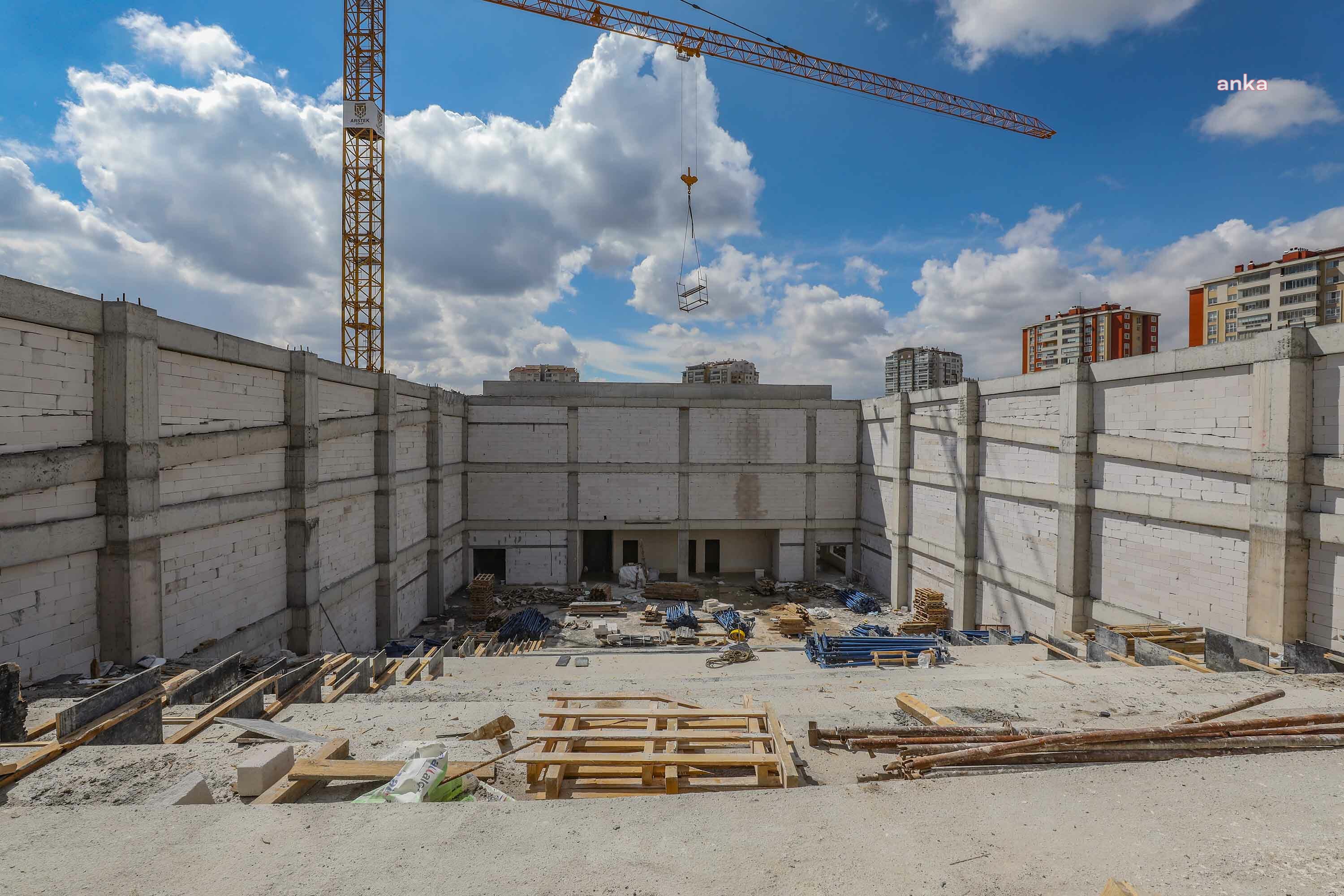 YENİMAHALLE BELEDİYESİ, CUMHURİYET AKADEMİSİ İNŞAATINA DEVAM EDİYOR
