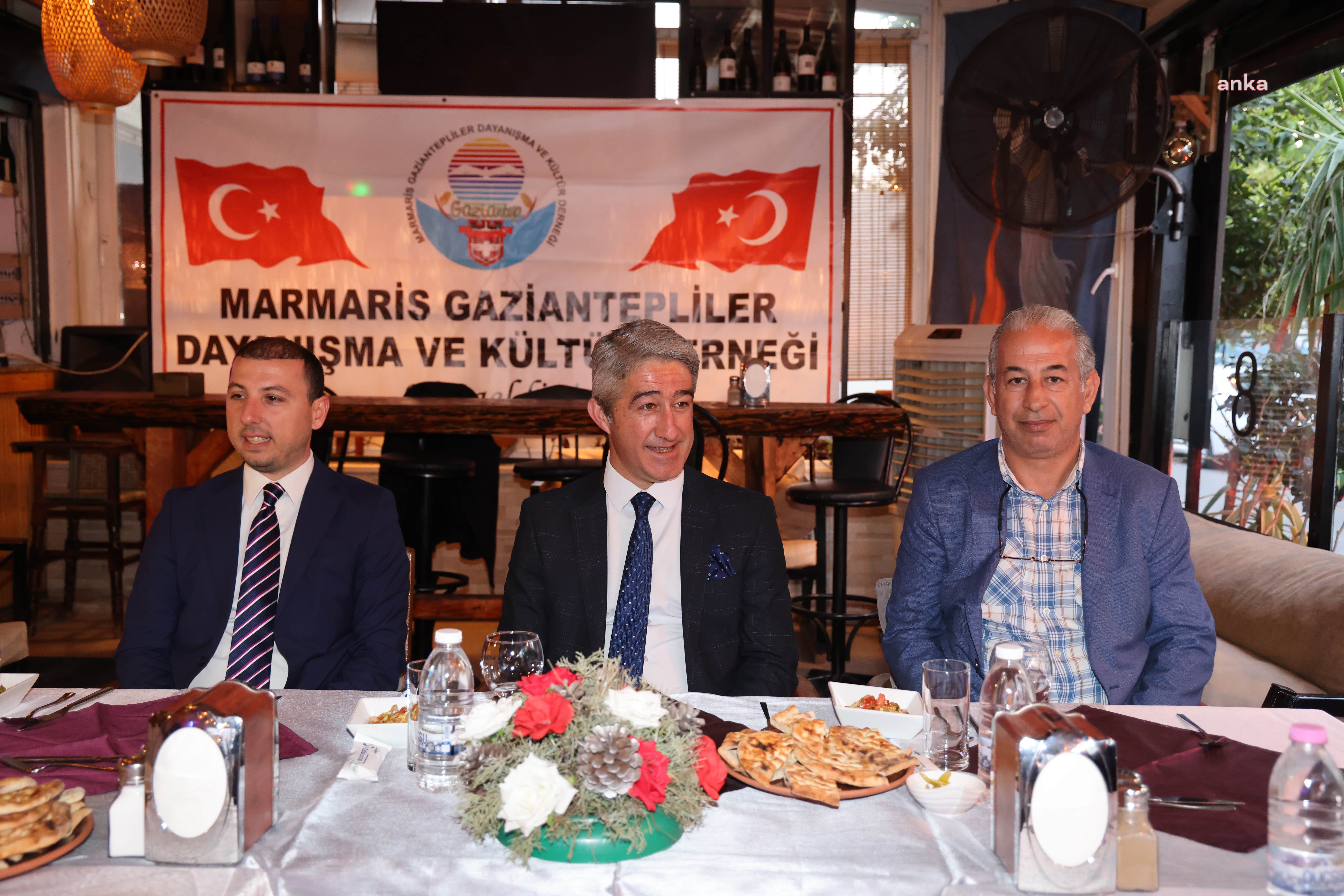 MARMARİS BELEDİYE BAŞKANI OKTAY, ANTEPLİLERİN İFTAR SOFRASINA KONUK OLDU