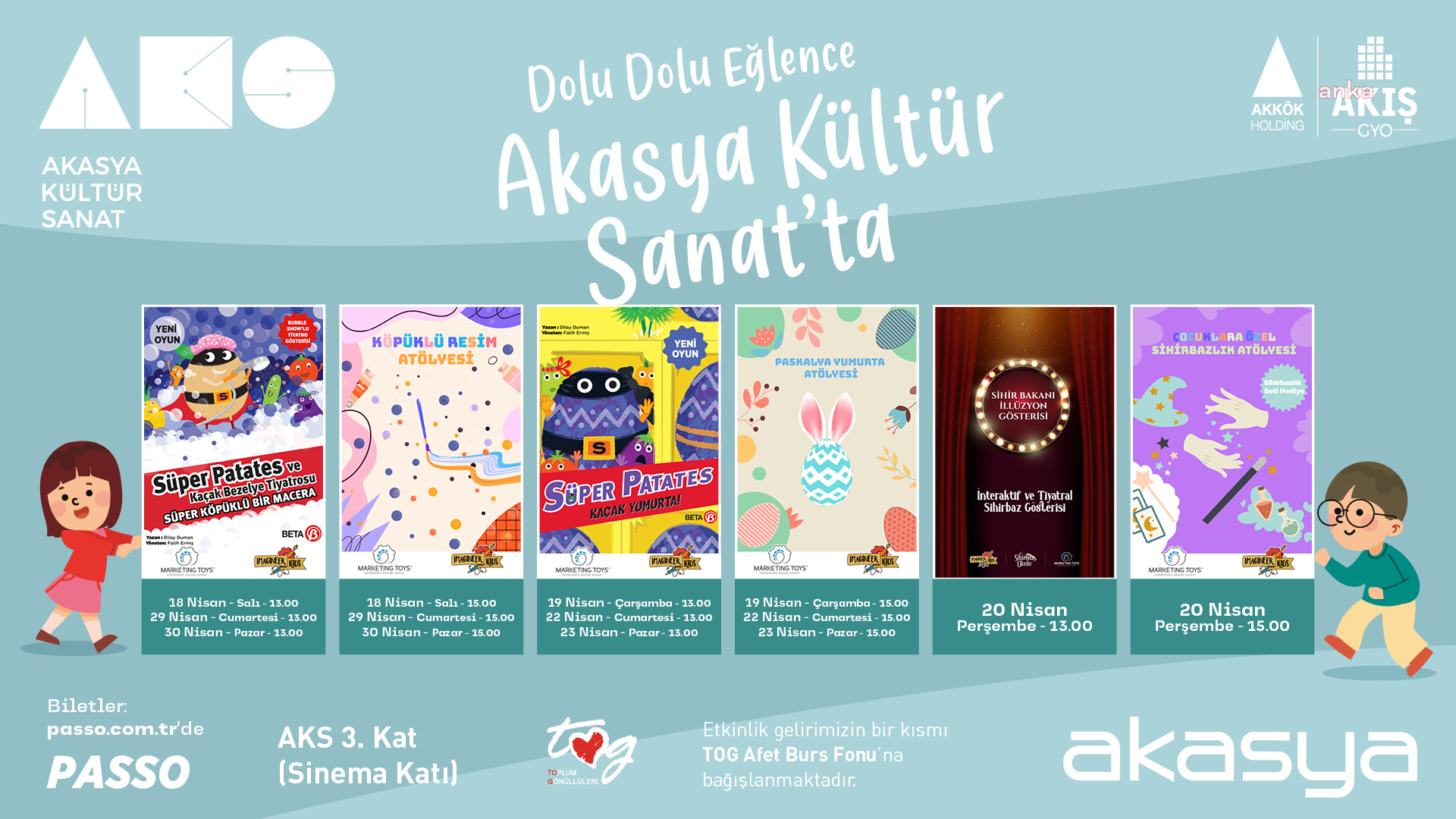 7’DEN 70'E HERKES AKASYA'DA EĞLENCEYE DOYACAK