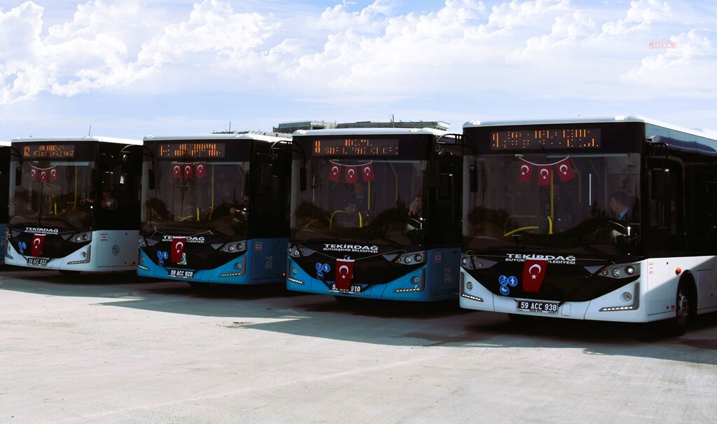 TEKİRDAĞ BÜYÜKŞEHİR'DEN BAYRAMDA ÜCRETSİZ TOPLU ULAŞIM HİZMETİ