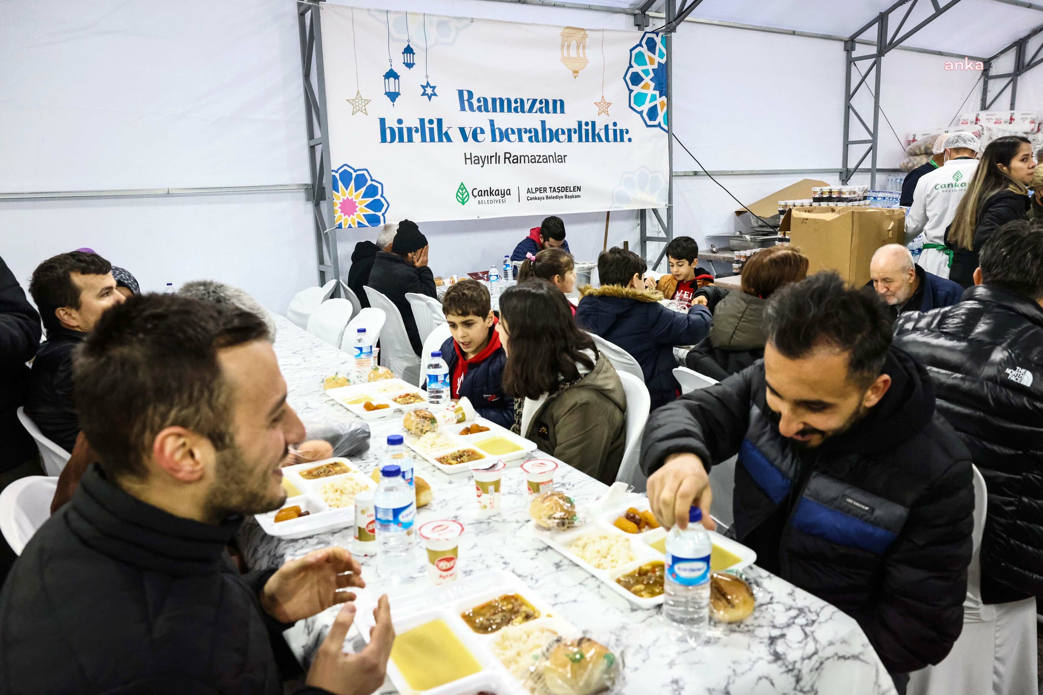 ÇANKAYA BELEDİYESİ, BU YIL DA RAMAZAN’DA SOFRALARINI PAYLAŞTI