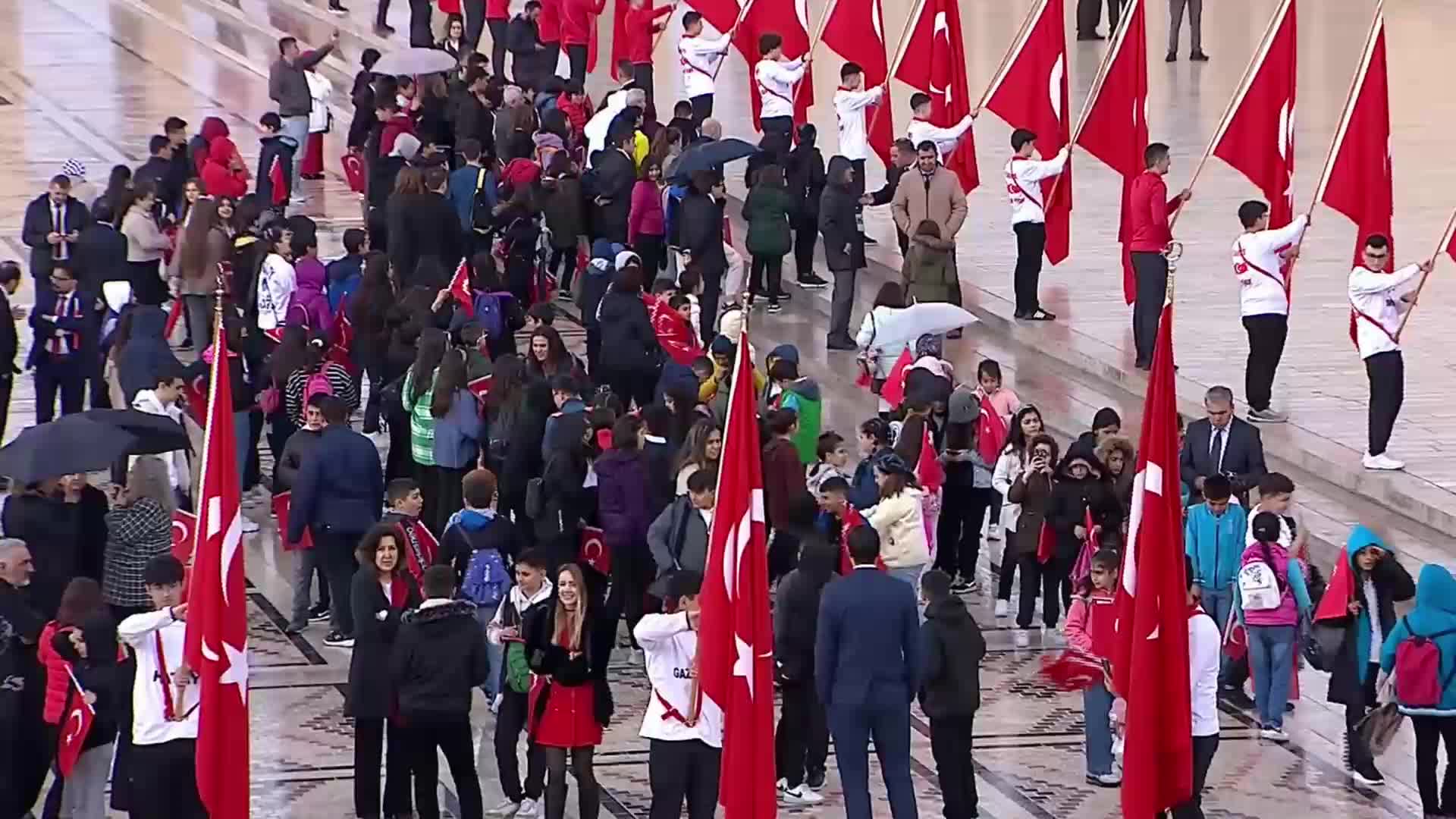 23 NİSAN ULUSAL EGEMENLİK VE ÇOCUK BAYRAMI VE TBMM'NİN 103. AÇILIŞ YIL DÖNÜMÜ… DEVLET ERKANI, ANITKABİR'DE ATATÜRK'ÜN HUZURUNA ÇIKTI