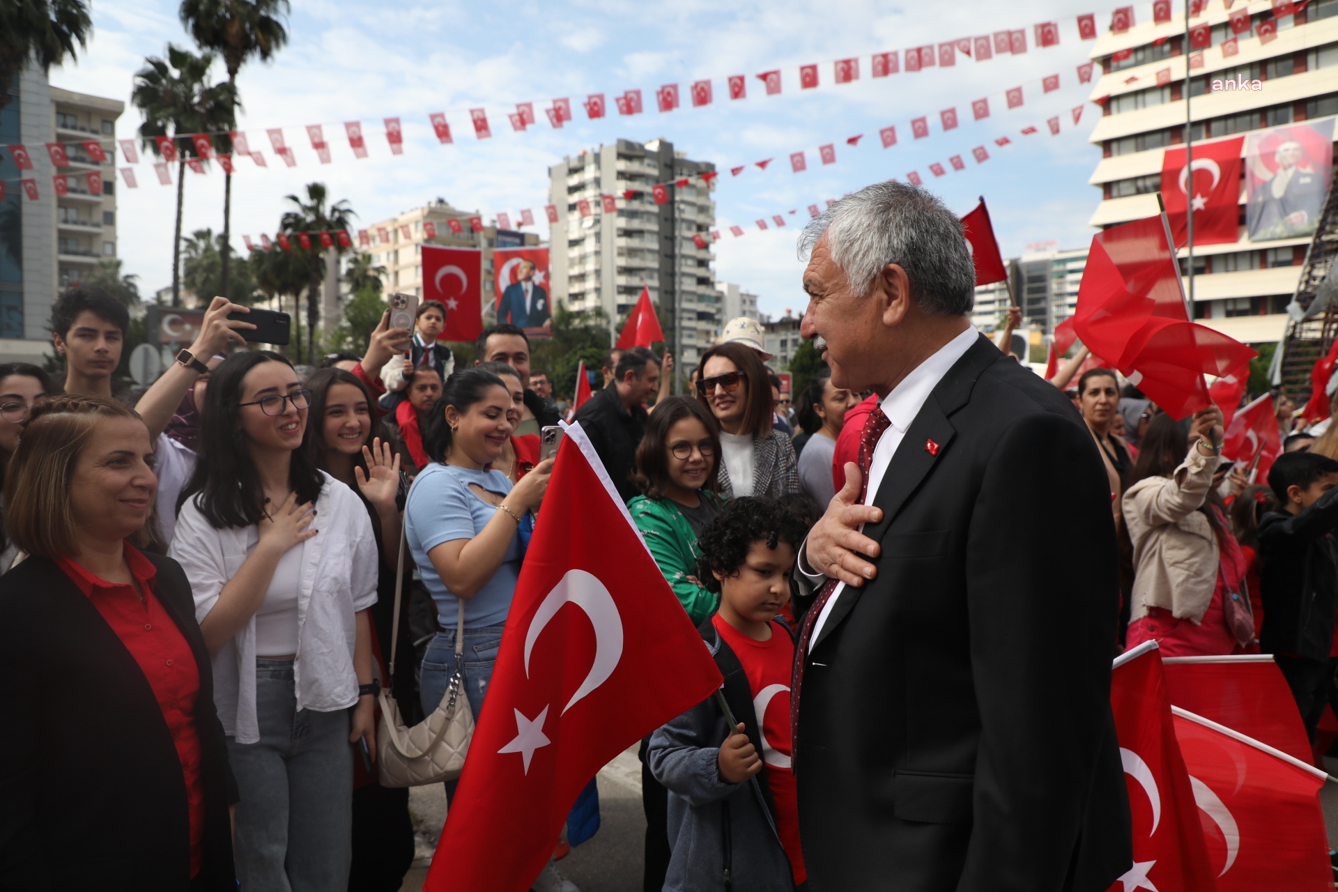 23 NİSAN ULUSAL EGEMENLİK VE ÇOCUK BAYRAMI, ADANA'DA TÖRENLERLE KUTLANDI