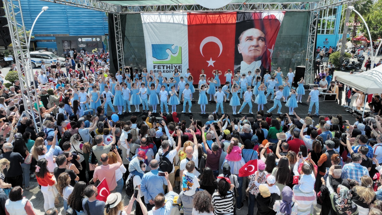 23 NİSAN FETHİYE’DE COŞKUYLA KUTLANDI