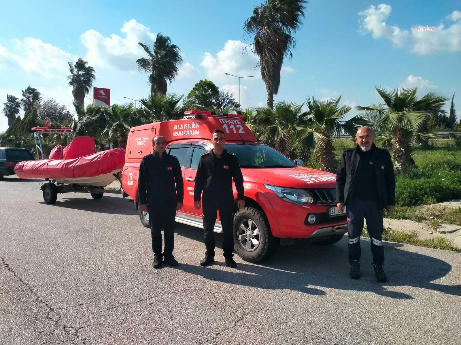 MERSİN İTFAİYESİ, MUNZUR ÇAYI’NDA KAYBOLAN 3 GENCİ ARIYOR