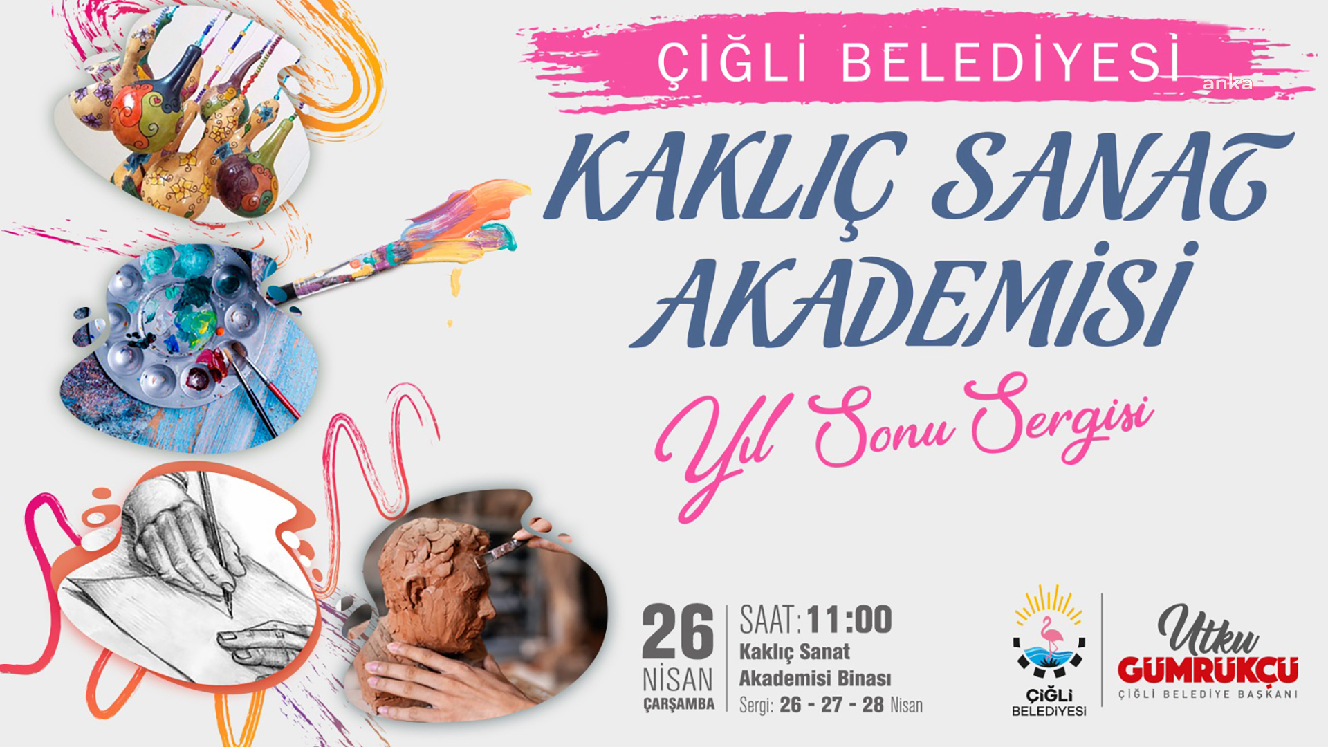 ÇİĞLİLİ KURSİYERLERDEN 'YIL SONU SERGİSİ'