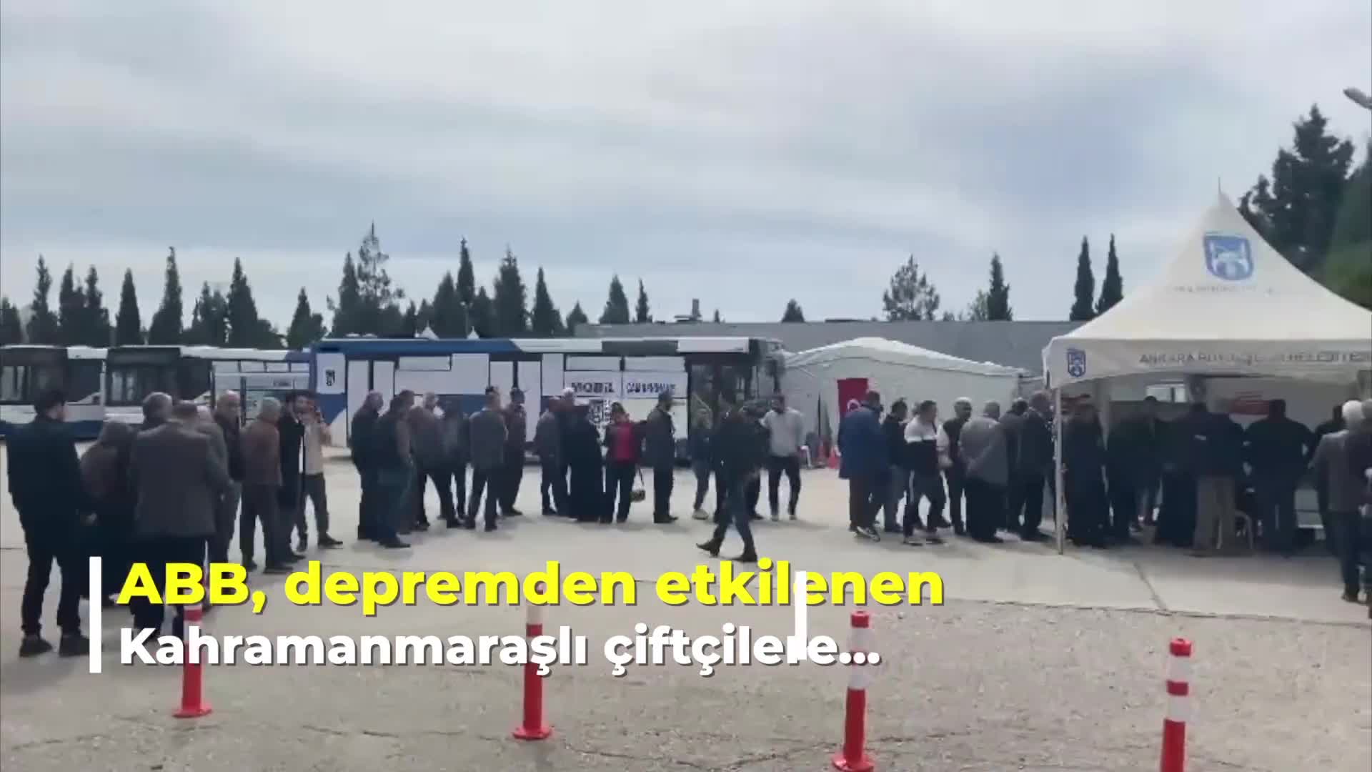 ANKARA BÜYÜKŞEHİR'DEN KAHRAMANMARAŞLI ÇİFTÇİLERE SIVI GÜBRE DESTEĞİ