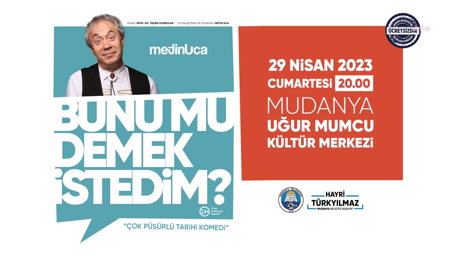 MUDANYA BELEDİYESİ, KÜLTÜR SANAT ETKİNLİKLERİNE DEVAM EDİYOR