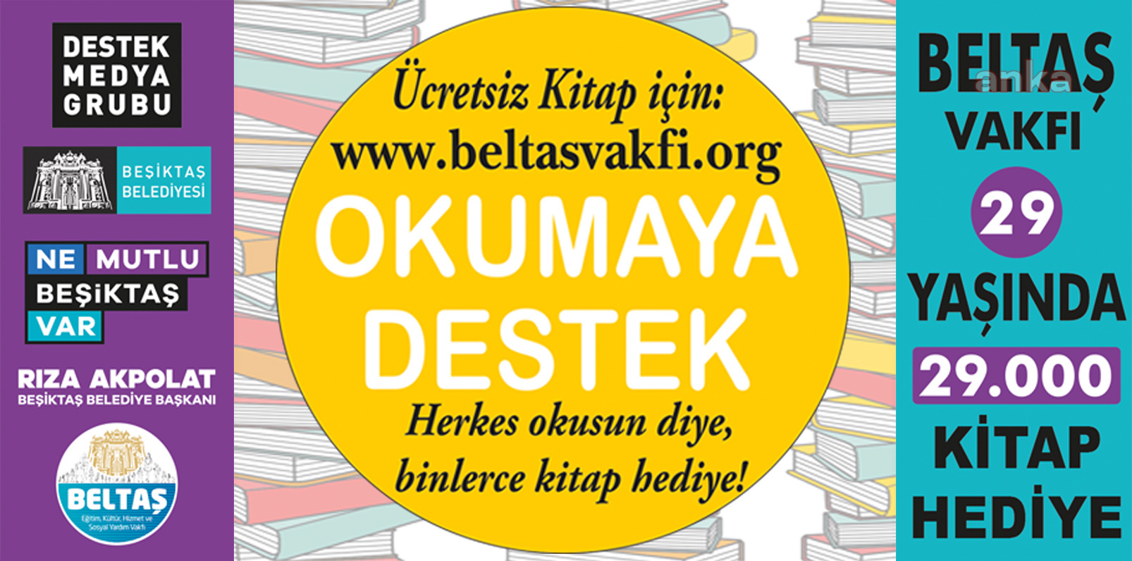 BELTAŞ VAKFI 29. YILINA ÖZEL 29 BİN ÜCRETSİZ KİTAP DAĞITIYOR