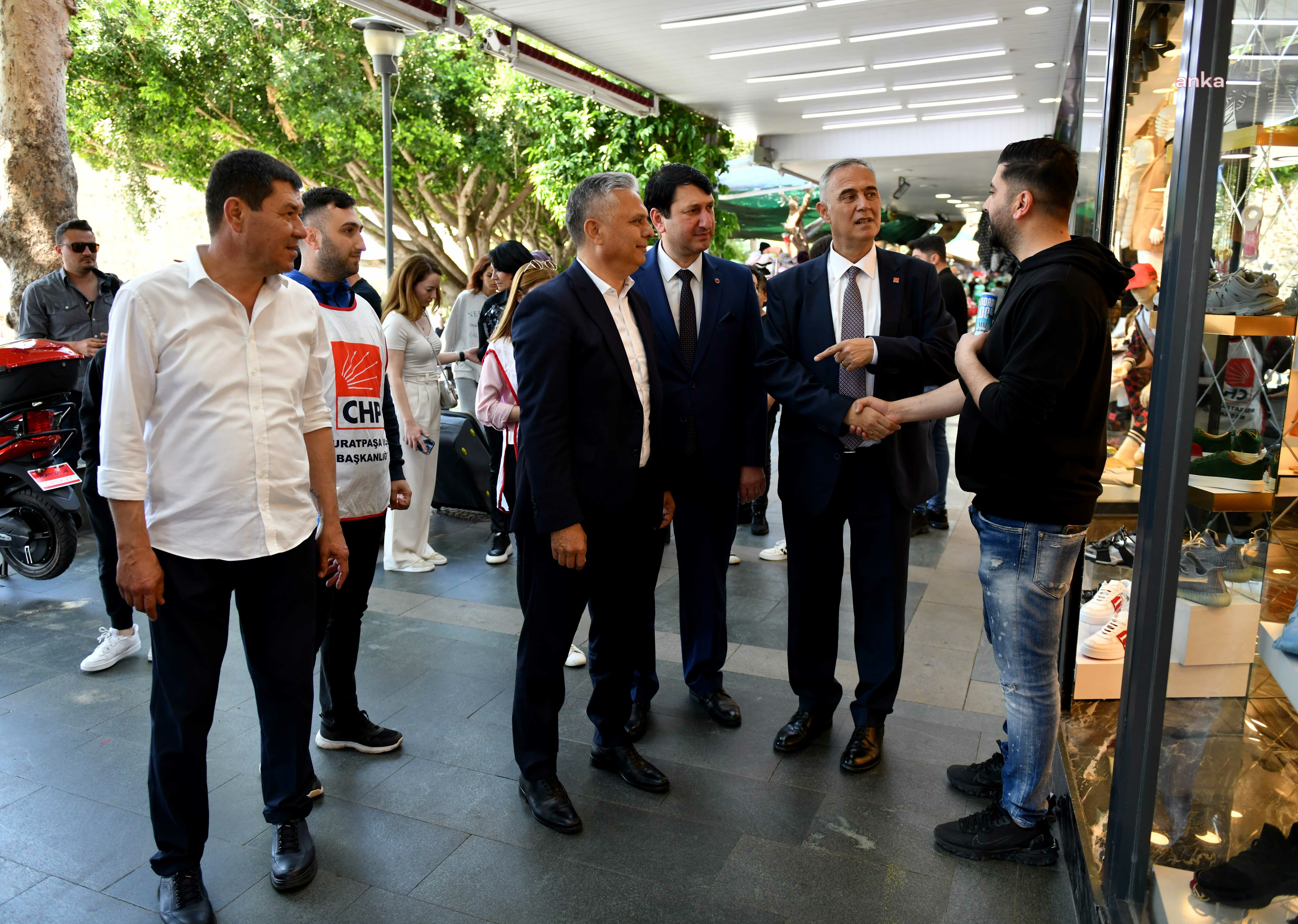 MURATPAŞA BELEDİYE BAŞKANI UYSAL, ESNAFLA BULUŞTU, YAĞLI PEHLİVAN GÜREŞLERİ’NE DAVET ETTİ