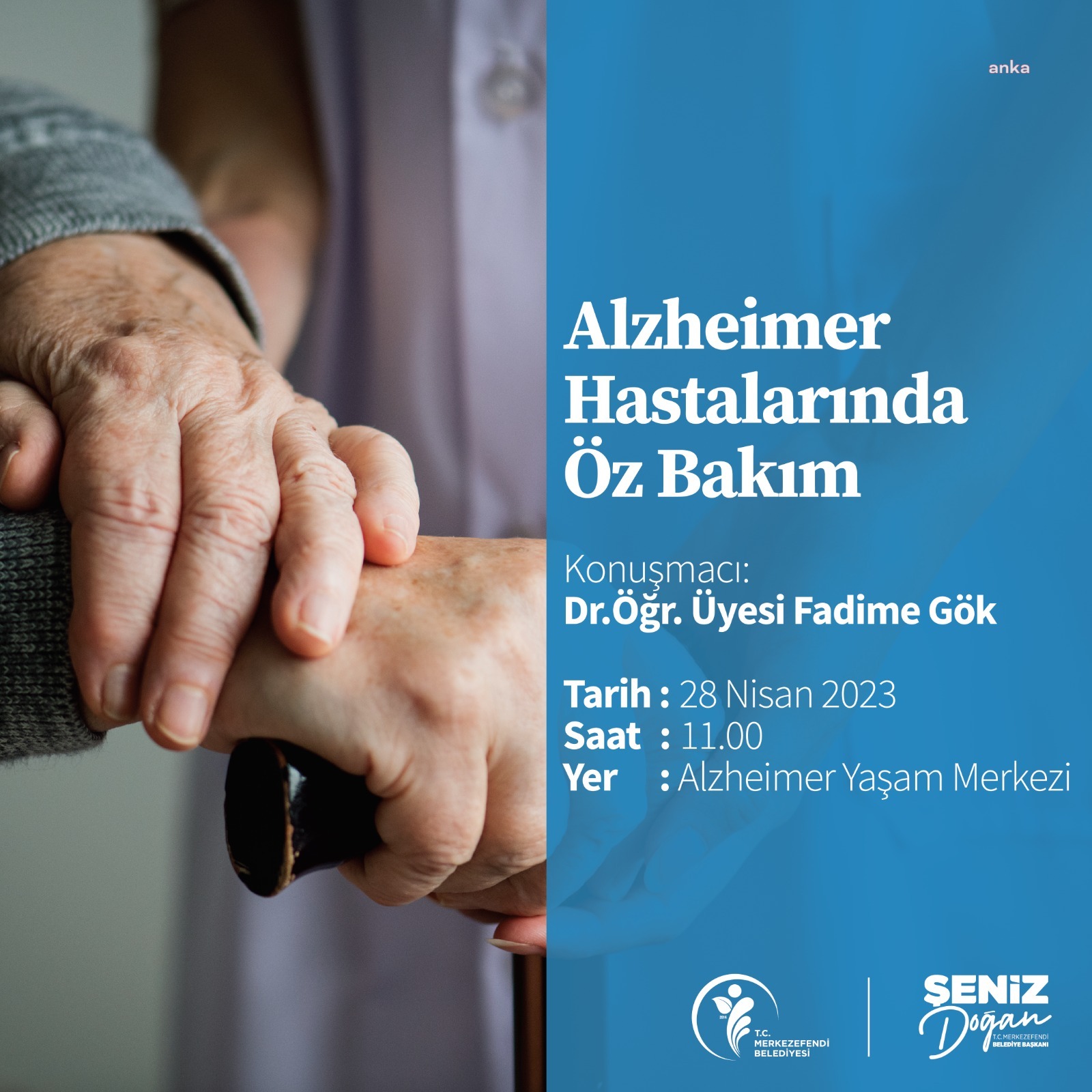 MERKEZEFENDİ BELEDİYESİ’NDEN ‘ALZHEİMER HASTALIĞINDA ÖZ BAKIM’ SEMİNERİ