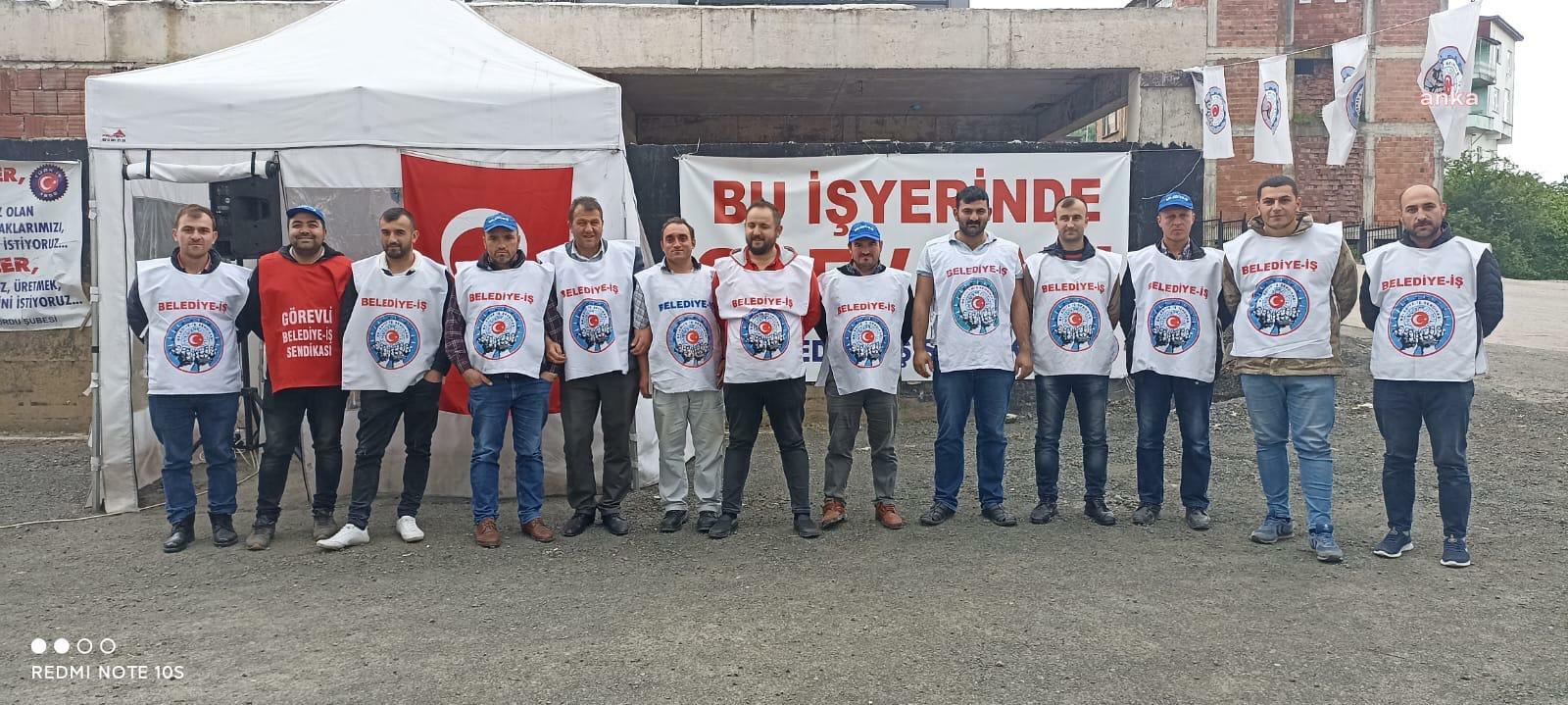 ÇAYBAŞI BELEDİYESİ İŞÇİLERİNİN GREVİ KAZANIMLA SONUÇLANDI