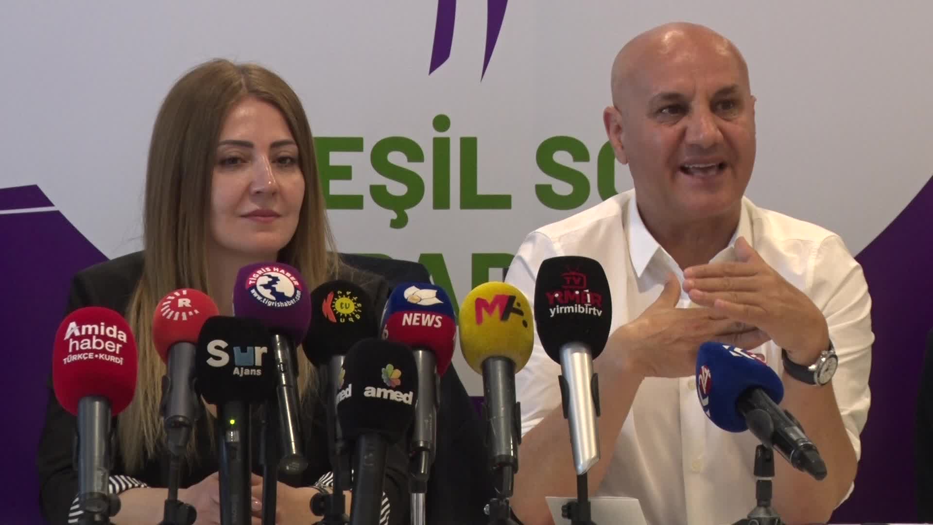 YEŞİL SOL PARTİ DİYARBAKIR MİLLETVEKİLİ AZAD BARIŞ: "BASKIYI YOĞUNLAŞTIRARAK 7 HAZİRAN DÖNEMİNE YAKIN BİR SÜRECİ YAŞATMAK İSTİYORLAR"