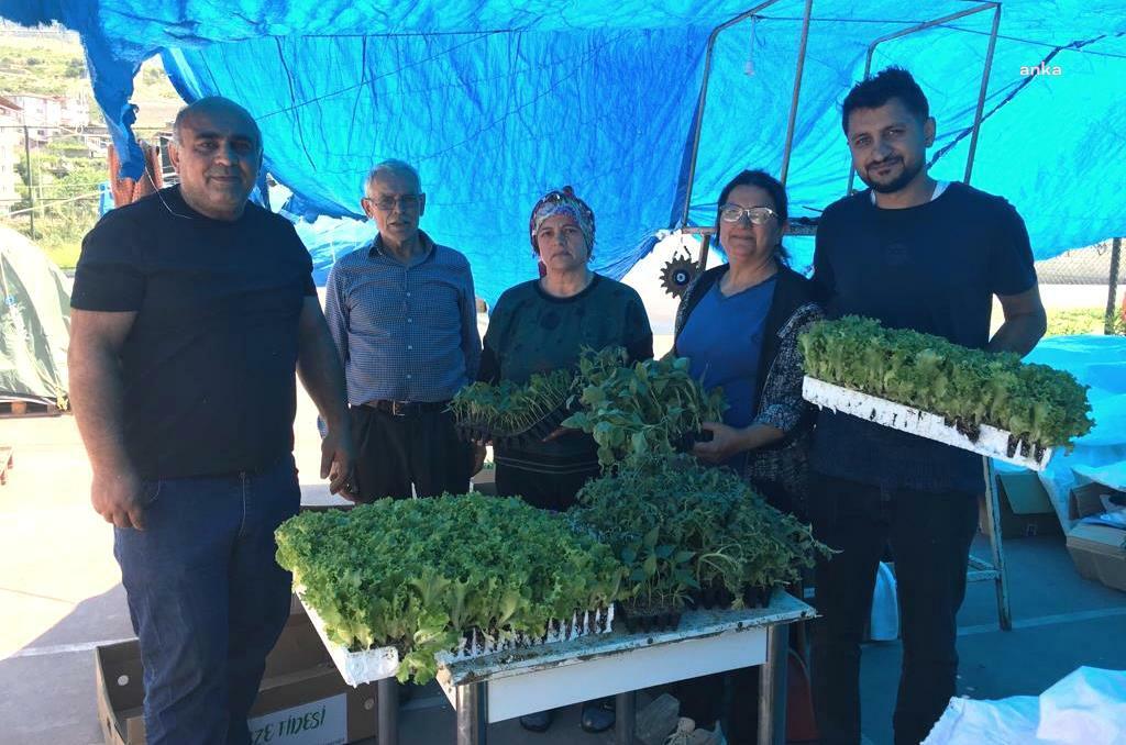 BORNOVA BELEDİYESİ, HATAY’A 60 BİN SEBZE FİDESİ GÖNDERDİ