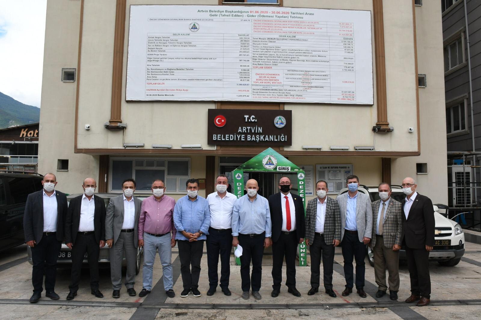 SOSYAL  DEMOKRAT  İL BELEDİYE BAŞKANLARI ARTVİN'DE TOPLANDI