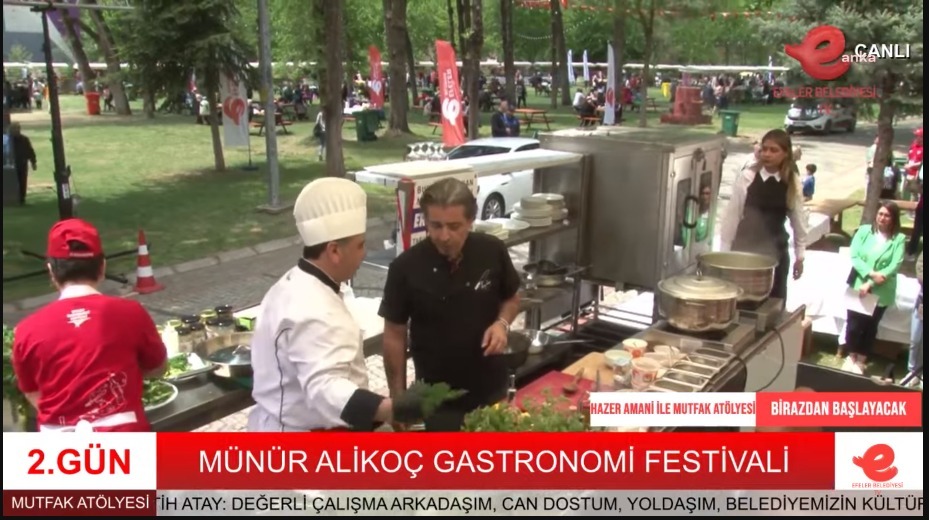 EFELER GASTRONOMİ FESTİVALİNE MÜNÜR ALİKOÇ’UN İSMİ VERİLDİ