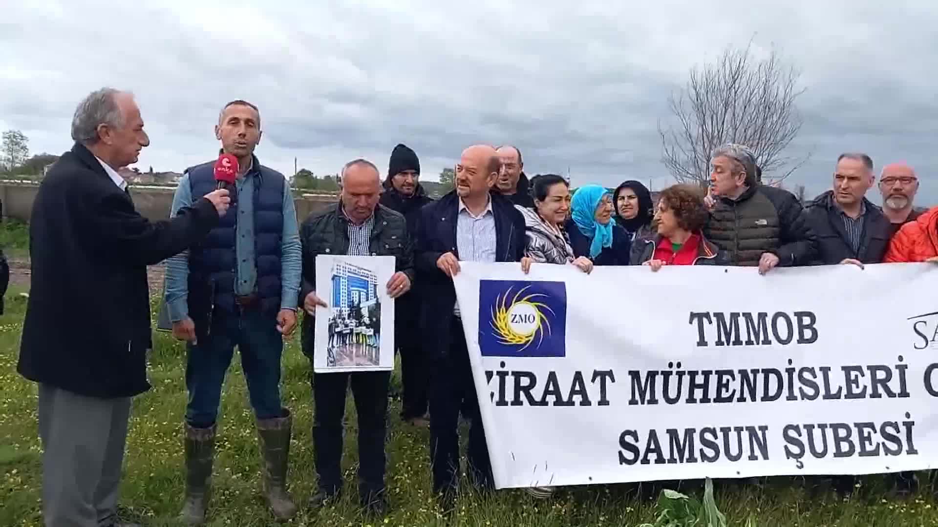 BAFRALI ÇİFTÇİLER, SAMSUN BÜYÜKŞEHİR BELEDİYESİ'NİN HAL PORJESİNE TEPKİ GÖSTERDİ: "BU BÖLGE, SİT ALANINDA OLUP, DERE YATAĞI NİTELİĞİNDEDİR. İMARA AÇILMASI KESİNLİKLE DOĞRU DEĞİLDİR"