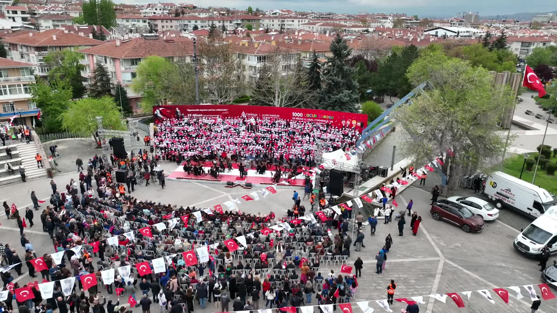 ÇANKAYA BELEDİYESİ 1000 ÇOCUK KOROSU’NDAN 23 NİSAN KONSERİ