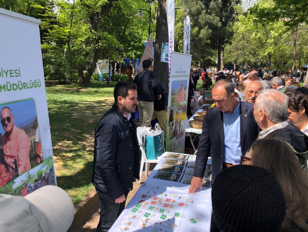 GEMLİK BELEDİYESİ ÜRETTİĞİ TOHUMLARI ÇANAKKALE’DE TANITTI