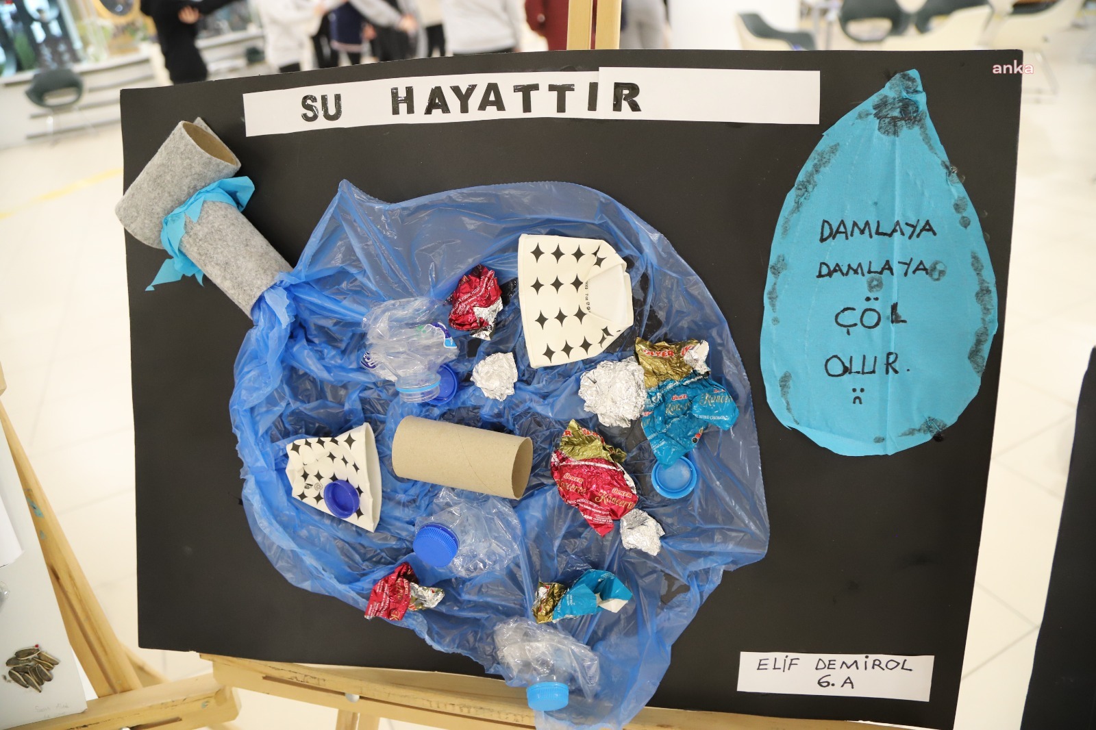 KARTALLI ÖĞRENCİLER, ATIKLARINI SANATA DÖNÜŞTÜRDÜ