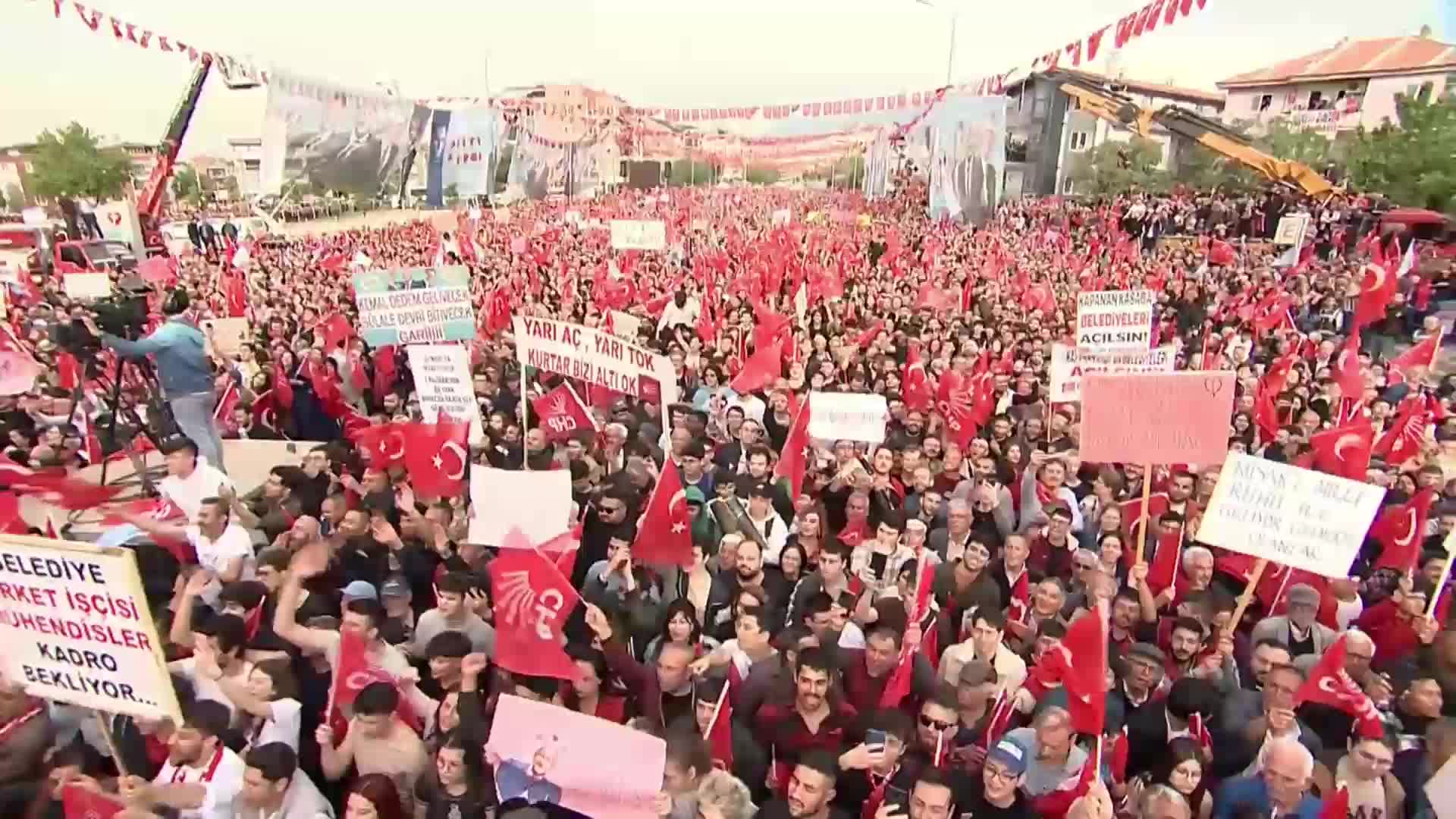 İMAMOĞLU DENİZLİ'DE: "YOLUN SONU GÖZÜKÜYOR, AMPUL IŞIK VERMİYOR"
