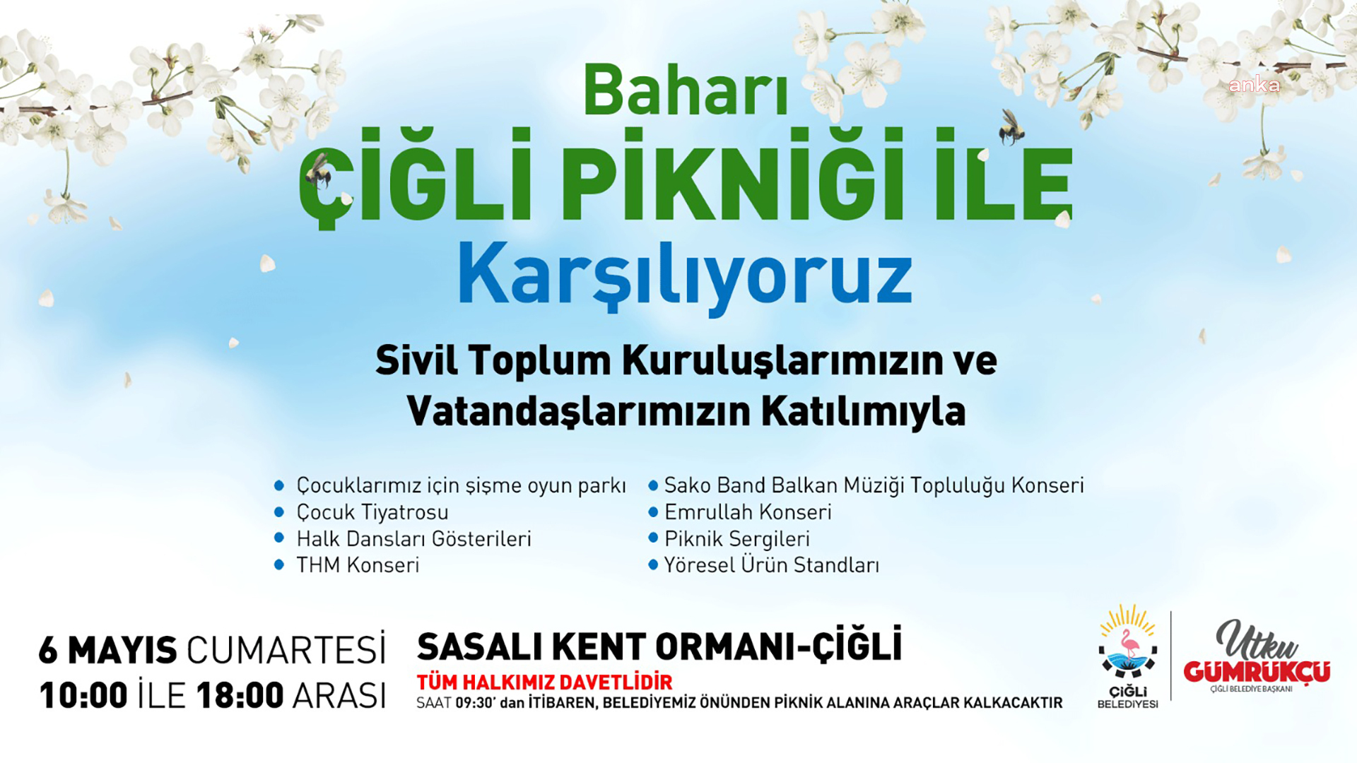 ÇİĞLİ BELEDİYESİ’NDEN 'BAHARA MERHABA' PİKNİĞİ