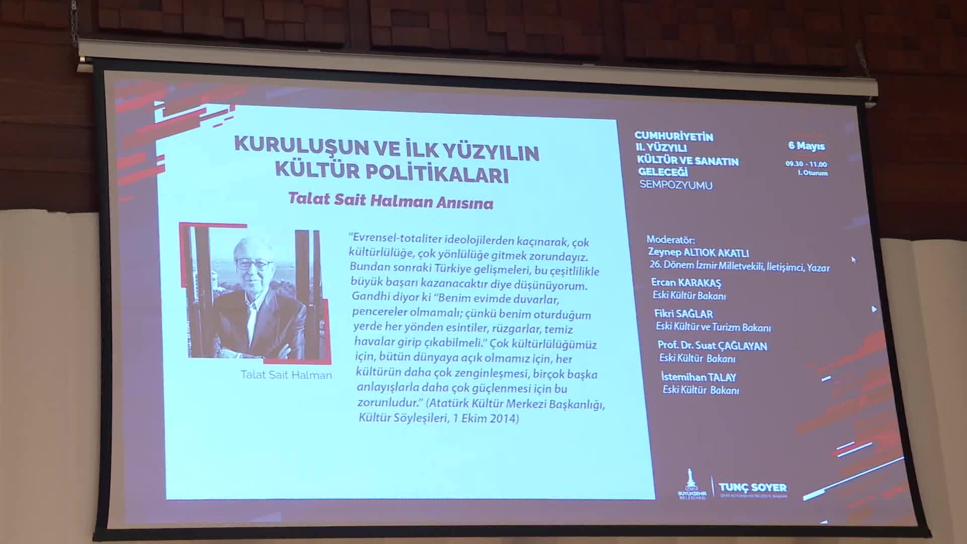 İZMİR’İN EV SAHİPLİĞİ YAPTIĞI KÜLTÜR VE SANAT SEMPOZYUMU BAŞLADI
