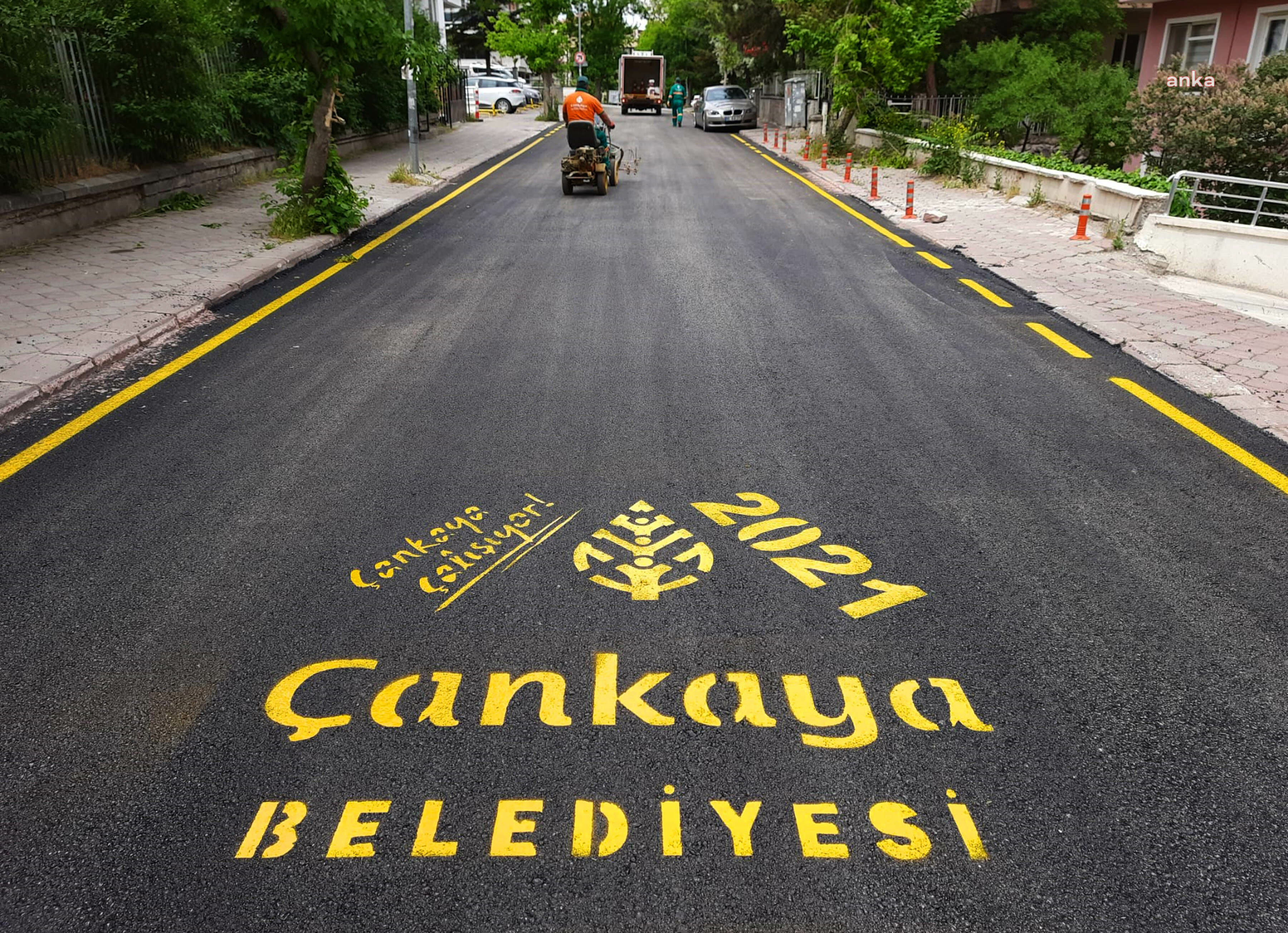 ÇANKAYA'DA ASFALT SEZONU BAŞLADI