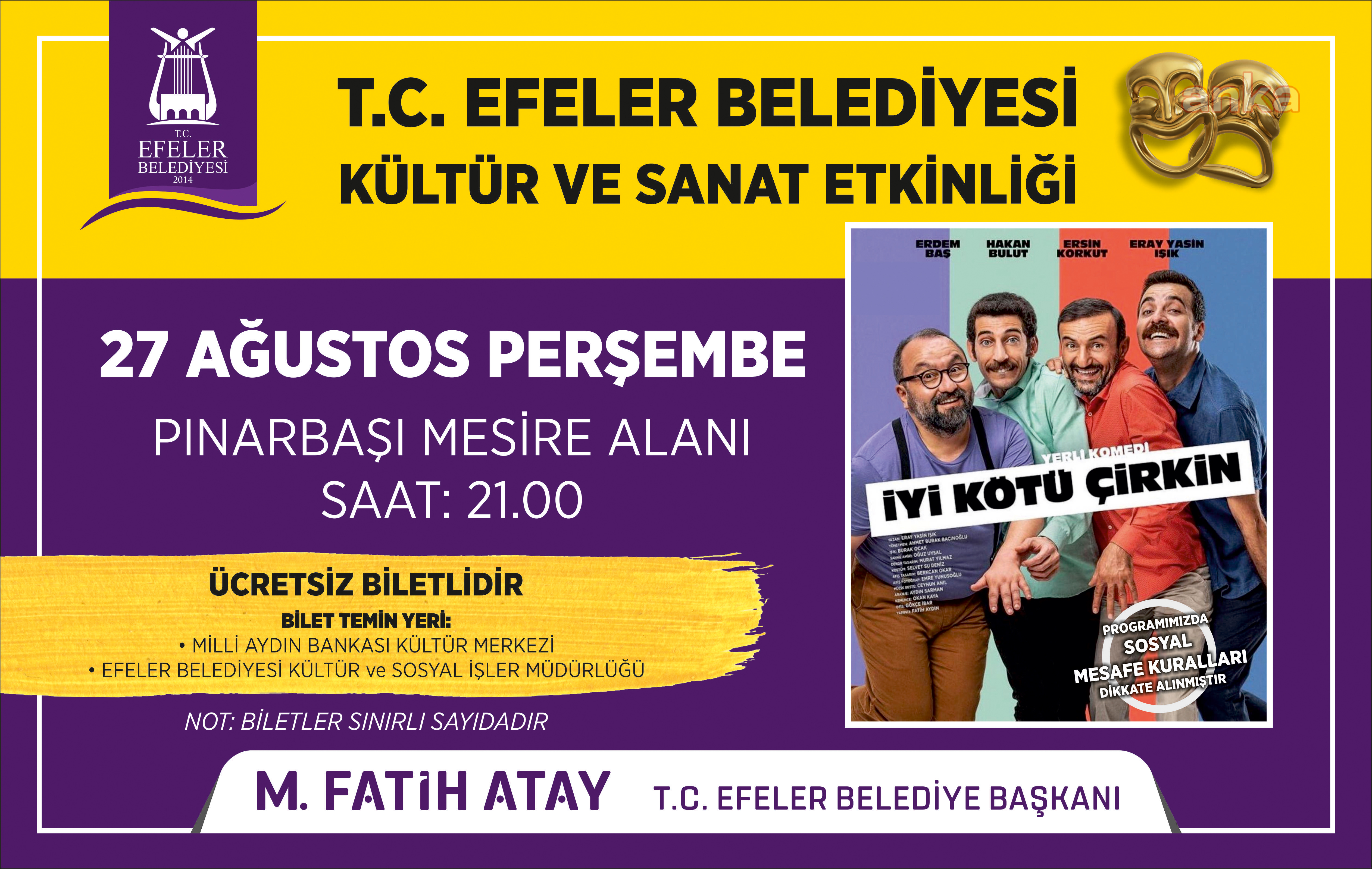 EFELER’DE TİYATRO RÜZGARI DEVAM EDİYOR