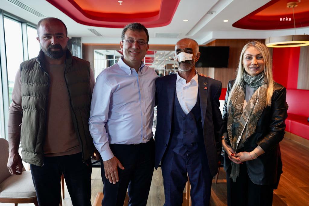 İMAMOĞLU, ERZURUM MİTİNGİNDE YAPILAN SALDIRIDA YARALANAN VATANDAŞLARLA RİZE’DE BULUŞTU