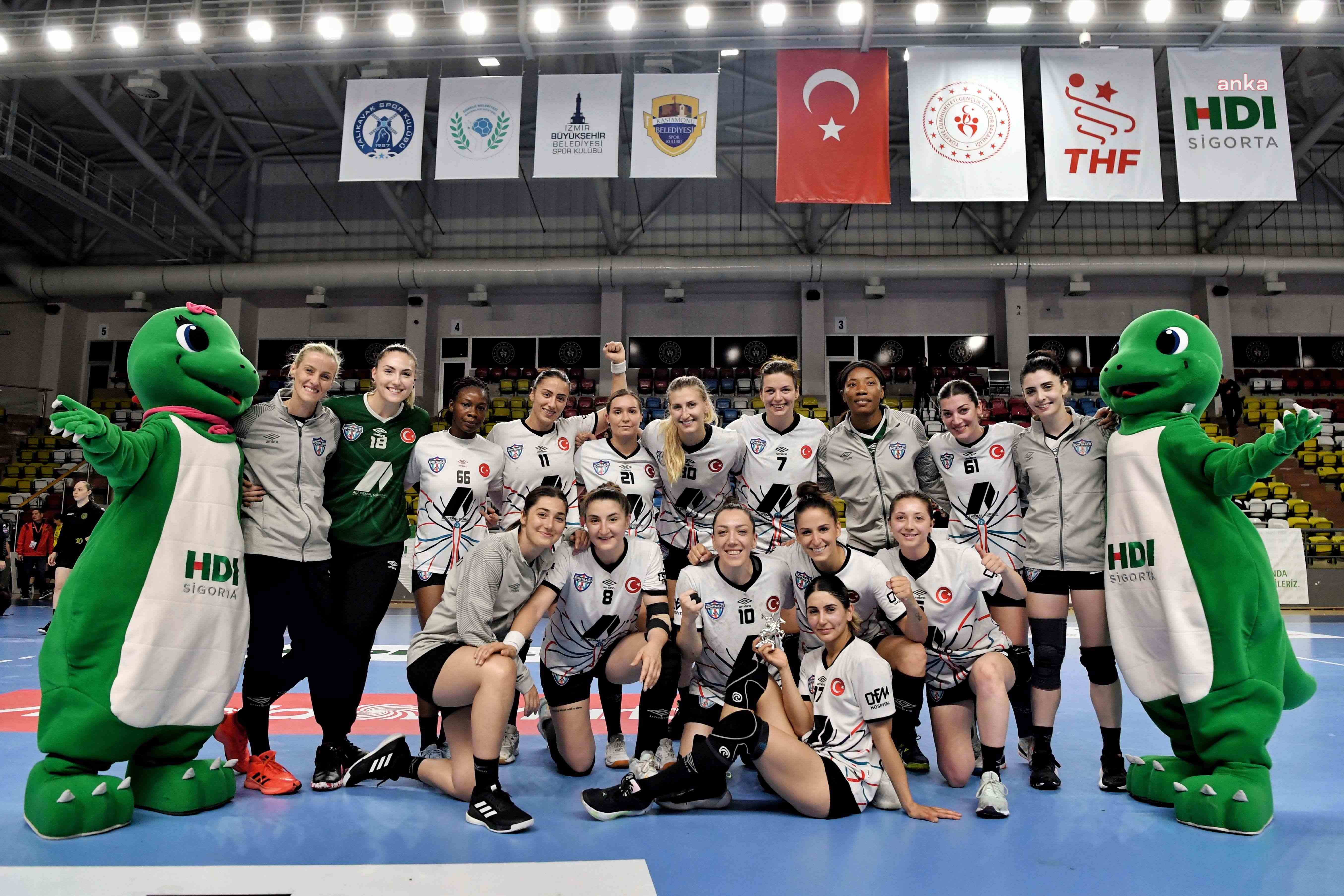 AVRUPA ŞAMPİYONU KONYAALTI BELEDİYESİ KADIN HENTBOL TAKIMI, TÜRKİYE KUPASI’NDA YARI FİNALE ÇIKTI