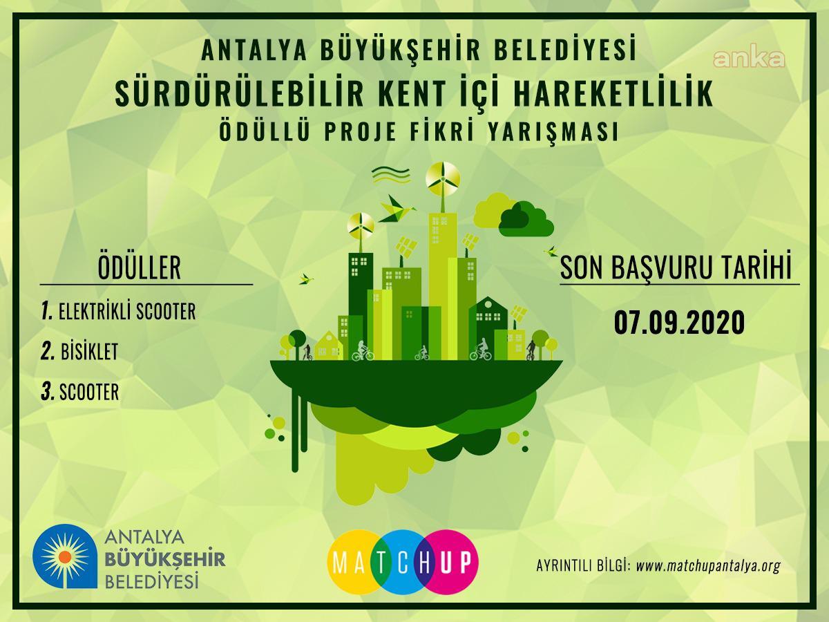 ANTALYA BÜYÜKŞEHİR BELEDİYESİ’NDEN ÖDÜLLÜ YARIŞMA