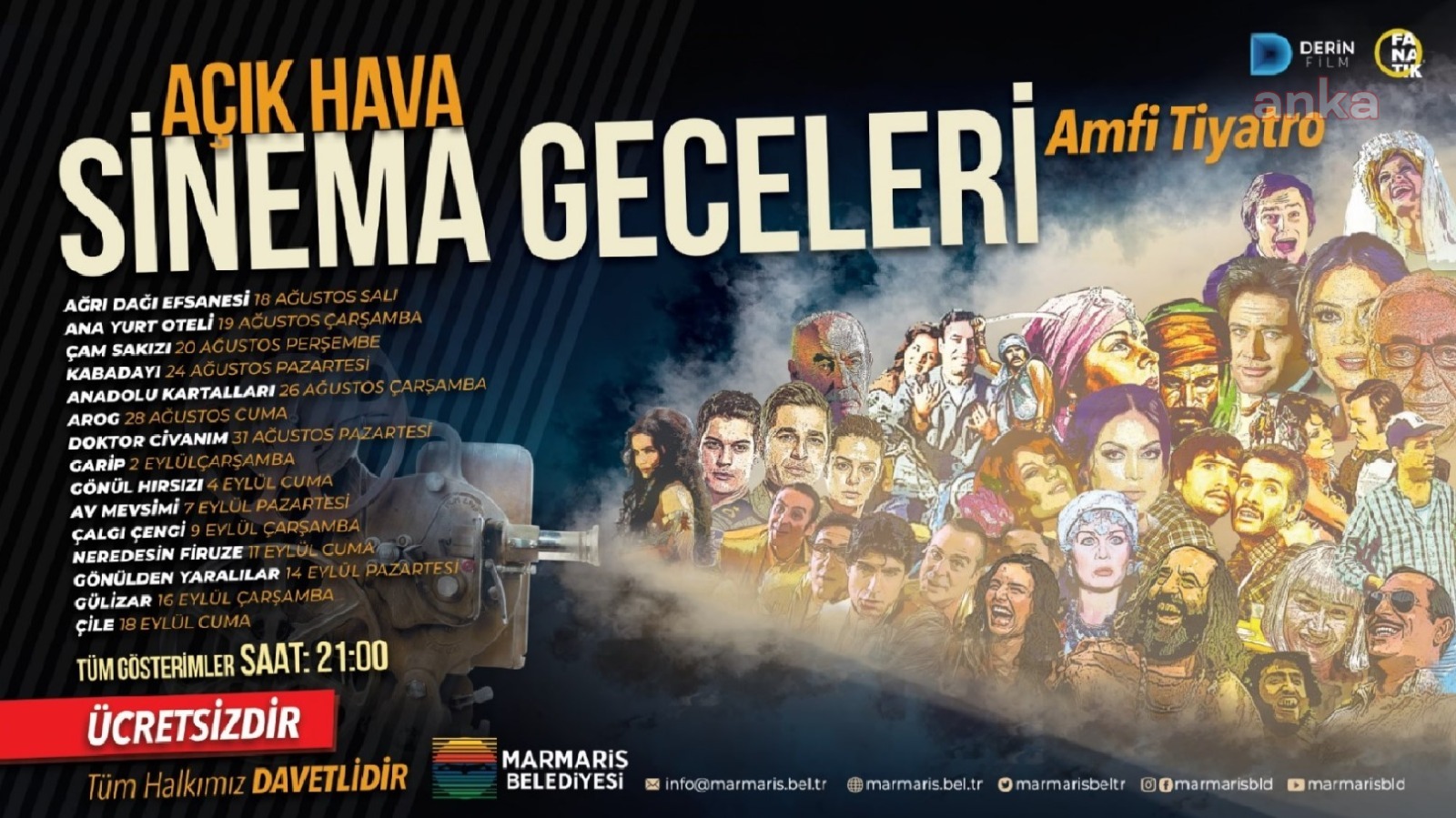 YILDIZLARIN ALTINDA SİNEMA KEYFİ