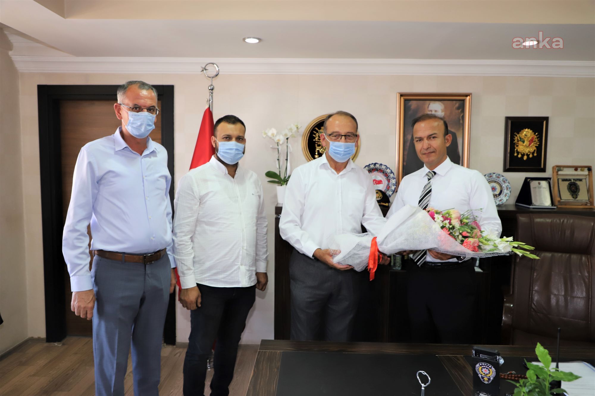 BAŞKAN ÇETİN AKIN’DAN HARUN TUTAK’A ZİYARET