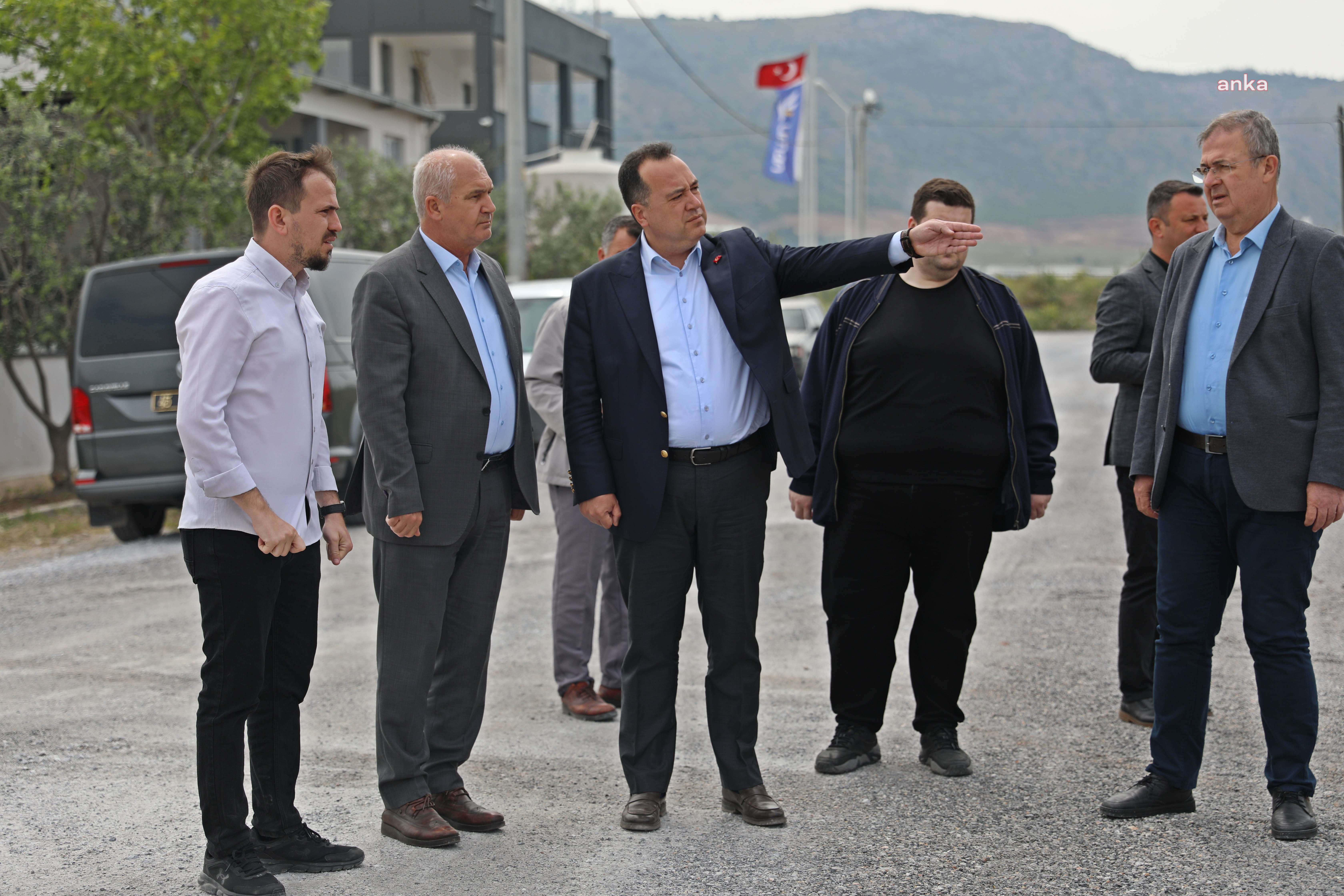 AKHİSAR BELEDİYE BAŞKANI DUTLULU, KARAOSMANOĞLU SANAYİ SİTESİ’NDEKİ ÇALIŞMALARI YERİNDE İNCELEDİ