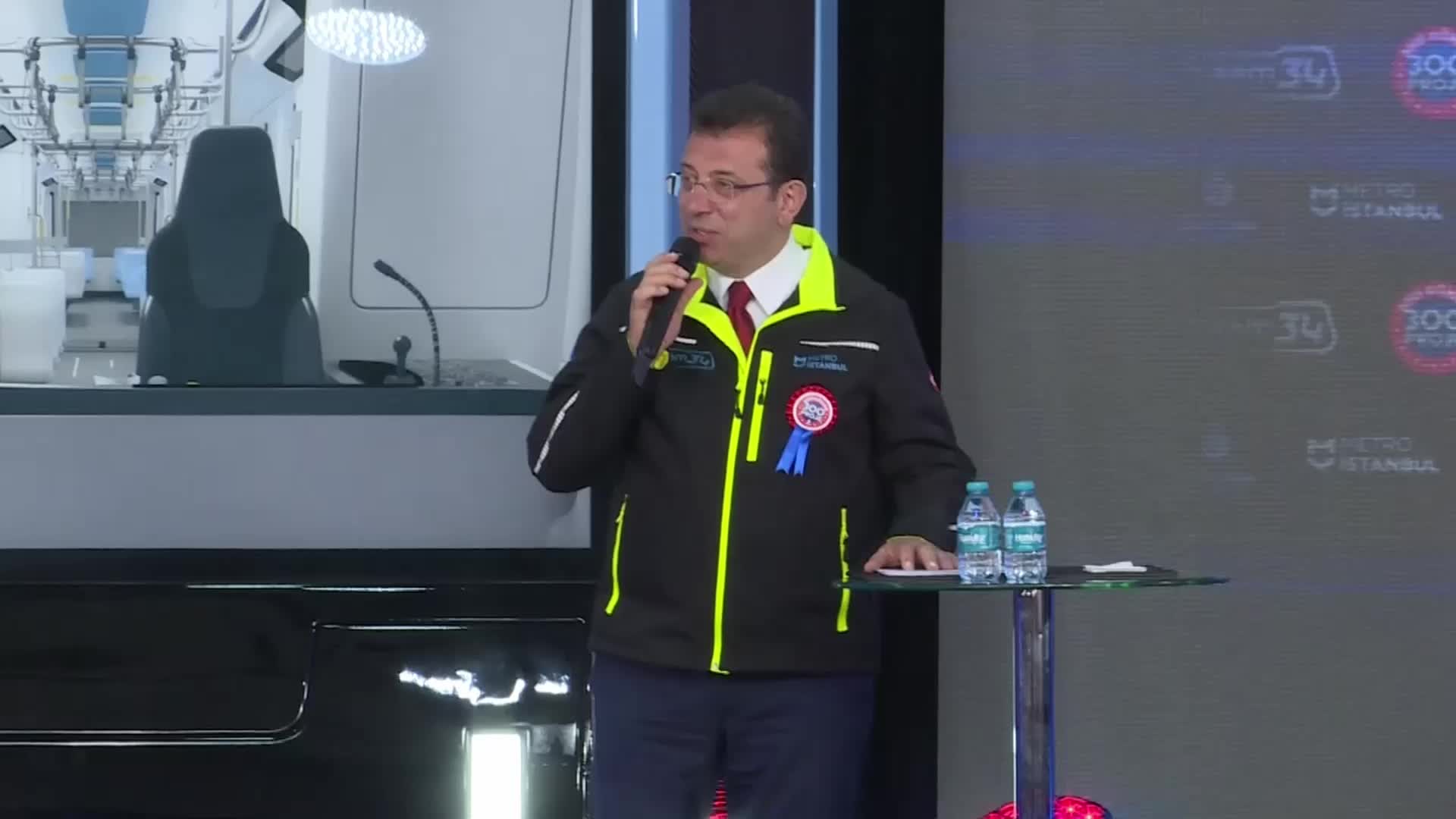 İMAMOĞLU, METRO İSTANBUL'UN YERLİ ÜRETİM RAYLI SİSTEM ARACI ‘TRAM34’Ü TANITIP, AR-GE MERKEZİ’Nİ HİZMETE AÇTI