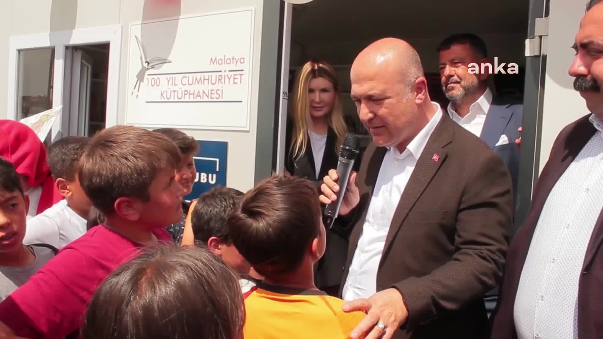 MALATYA KONTEYNERKENTTE 100. YIL KÜTÜPHANESİ AÇILDI