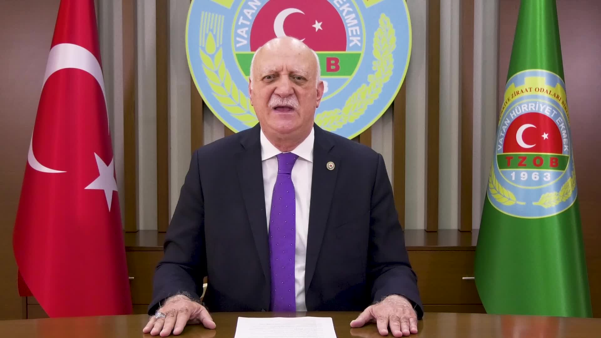 TZOB GENEL BAŞKANI BAYRAKTAR: “HALİHAZIRDA ÇİFTÇİLERİMİZ İÇİN EN BÜYÜK SORUN, ÜRETİM MALİYETLERİNİN YÜKSEKLİĞİDİR”