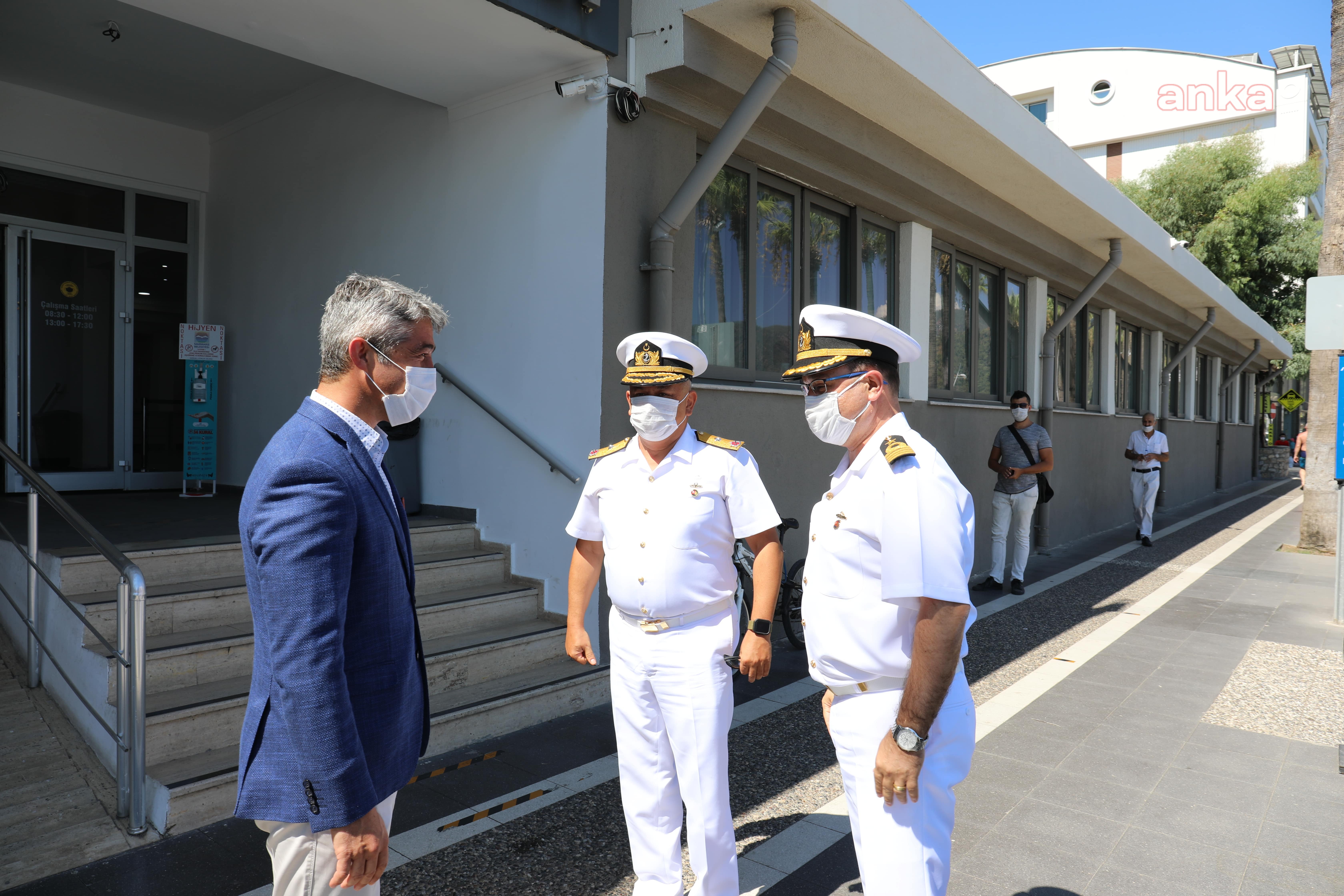 KOMUTANLARDAN MARMARİS BELEDİYE BAŞKANINA ZİYARET
