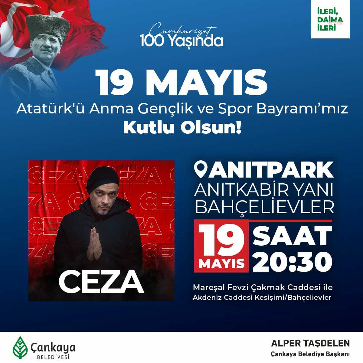ÇANKAYA, 19 MAYIS’I COŞKUYLA KUTLAMAYA HAZIRLANIYOR