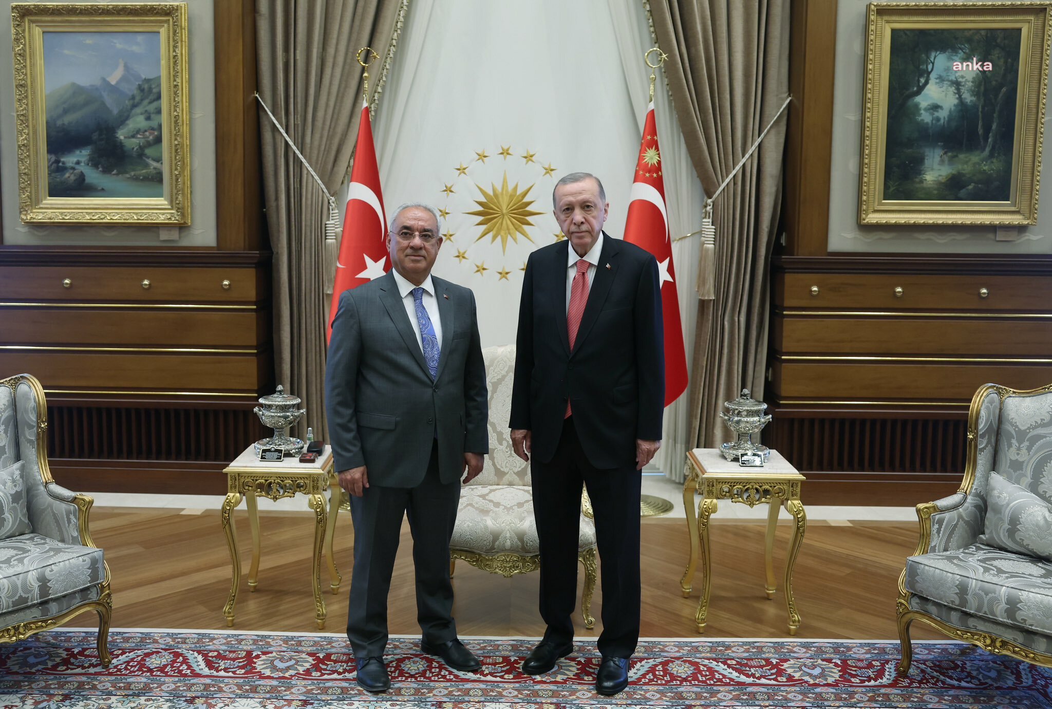 ERDOĞAN, AKSAKAL, ERBAKAN VE YAPICIOĞLU İLE GÖRÜŞTÜ