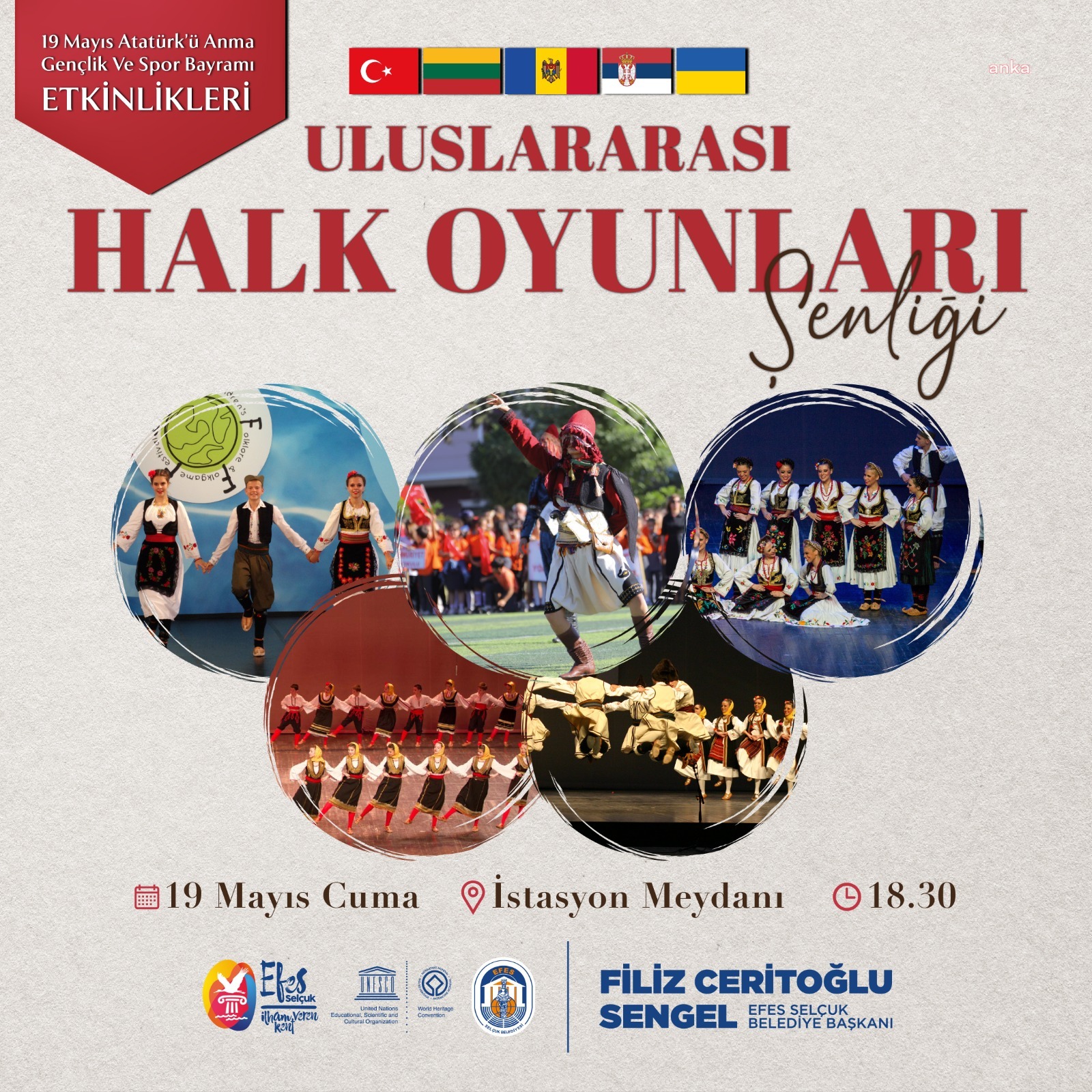 EFES SELÇUK’TA 19 MAYIS COŞKUYLA KUTLANACAK