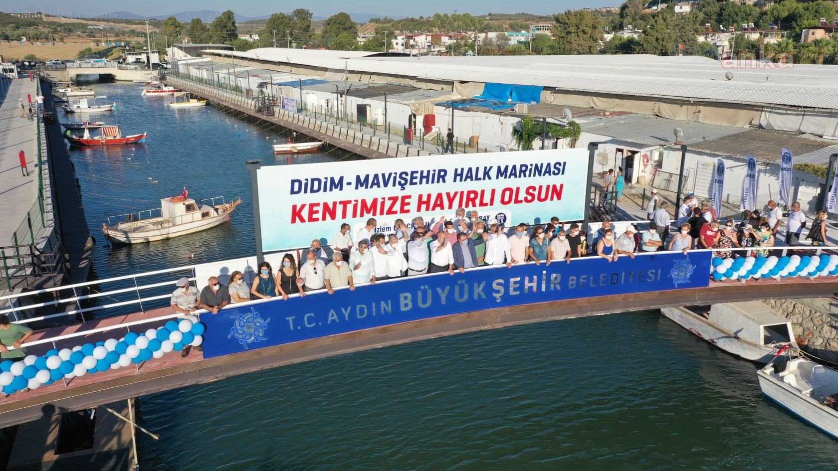 DİDİM MAVİŞEHİR HALK MARİNASI TÖRENLE AÇILDI