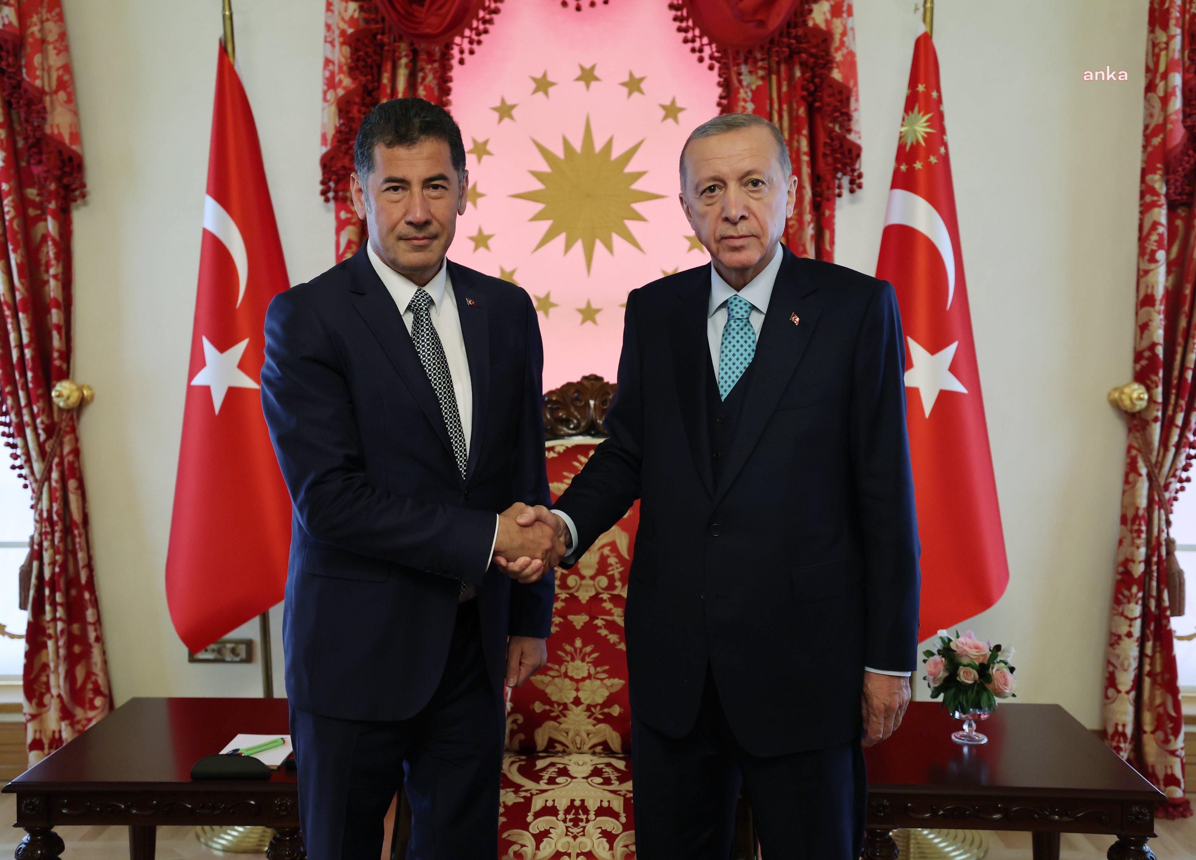 CUMHURBAŞKANI ERDOĞAN, ATA İTTİFAKI’NIN CUMHURBAŞKANI ADAYI OĞAN İLE DOLMABAHÇE ÇALIŞMA OFİSİ’NDE BİR ARAYA GELDİ