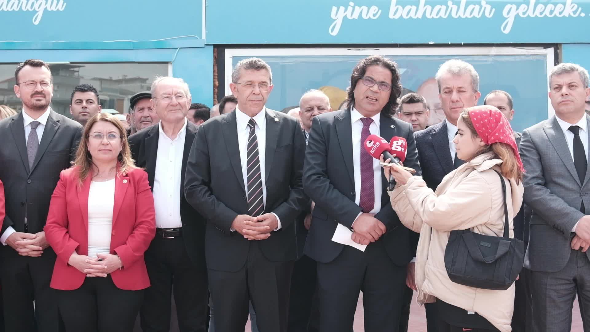 DENİZLİ'DE İYİ PARTİ VE CHP HEYETLERİ SEÇİM KOORDİNASYON MERKEZİNİ ZİYARET ETTİ