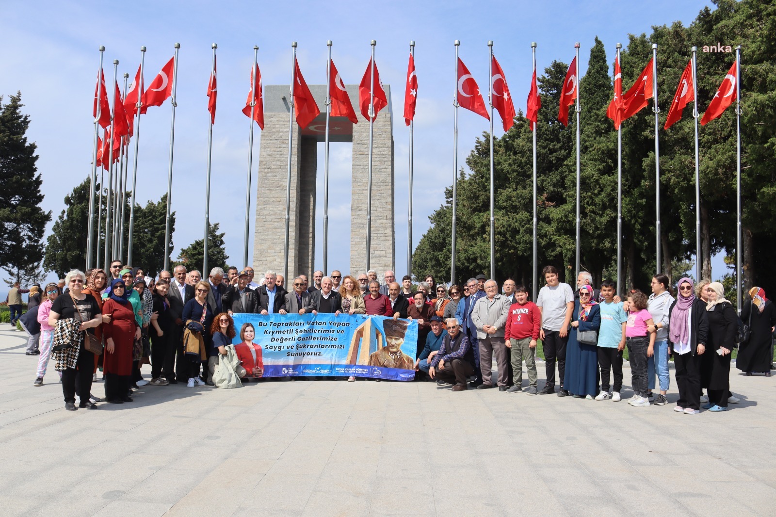 İZMİT BELEDİYESİ'NDEN GAZİLER VE AİLELERİNE ÖZEL ÇANAKKALE-GELİBOLU GEZİSİ