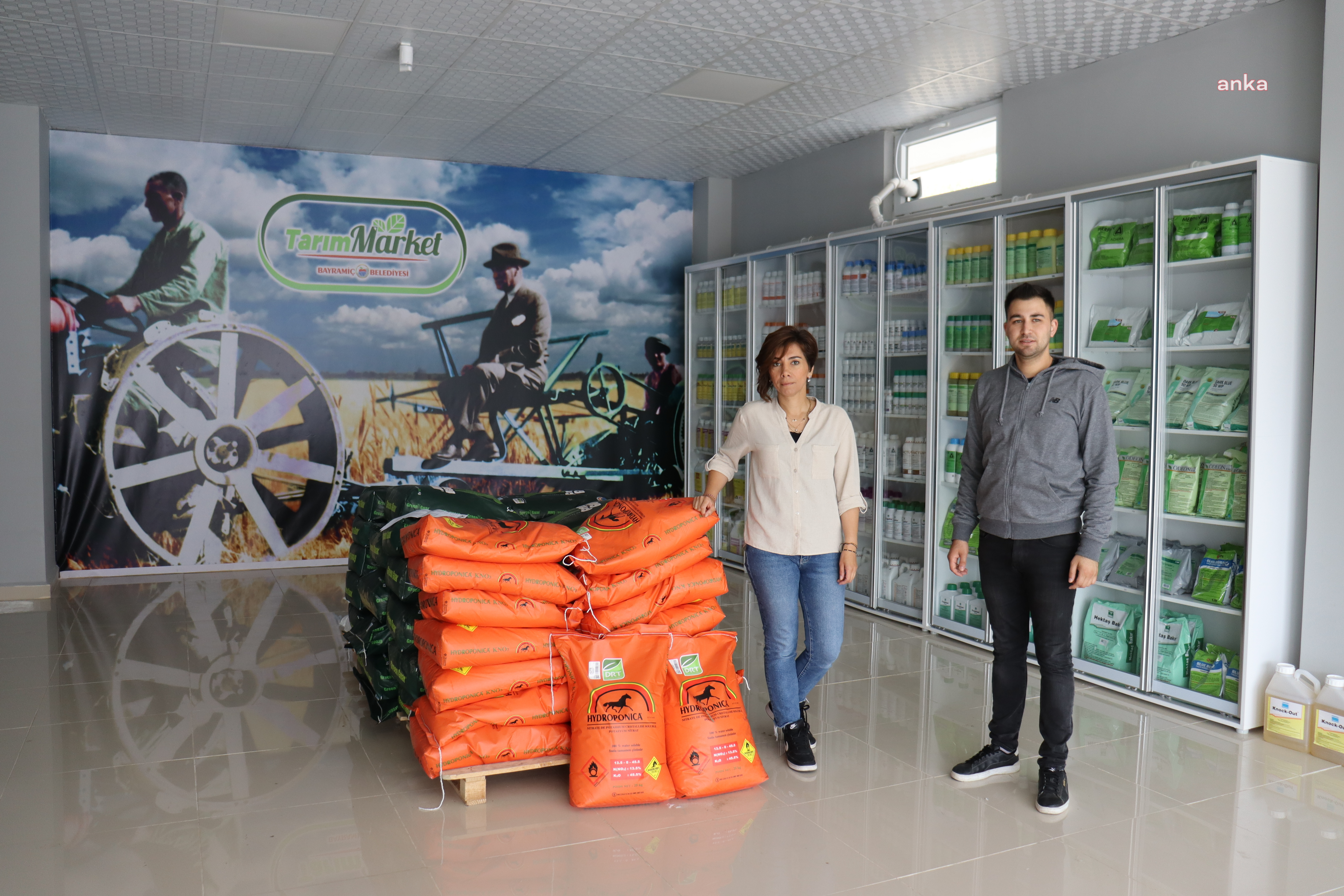 BAYRAMİÇ BELEDİYESİ TARIM MARKET HİZMETE AÇILDI