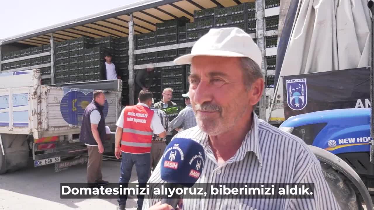 ANKARA BÜYÜKŞEHİR BELEDİYESİ'NİN YERLİ ÜRETİCİYE DESTEĞİ DEVAM EDİYOR: 25 İLÇEDE ÇİFTÇİYE SEBZE FİDESİ DAĞITILACAK