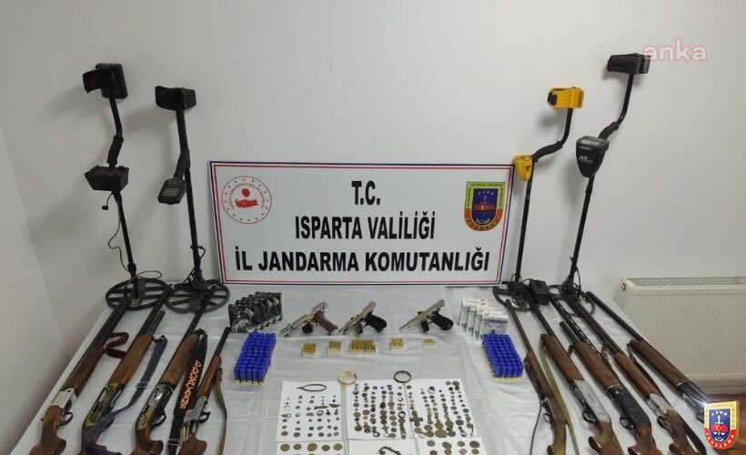 ISPARTA'DA TARİHİ ESER KAÇAKÇILARINA OPERASYON